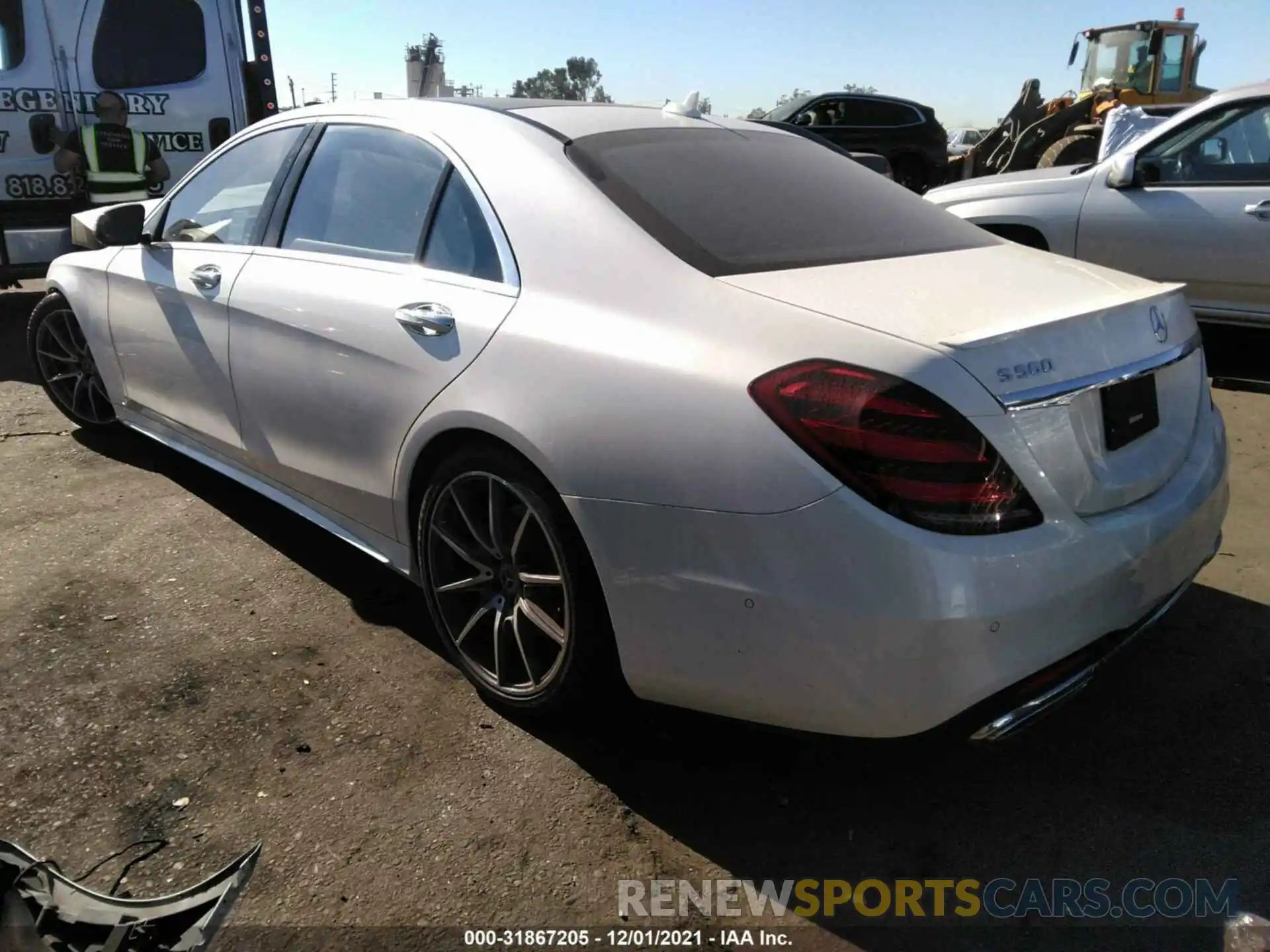 3 Photograph of a damaged car WDDUG8DB4KA433623 MERCEDES-BENZ S-CLASS 2019