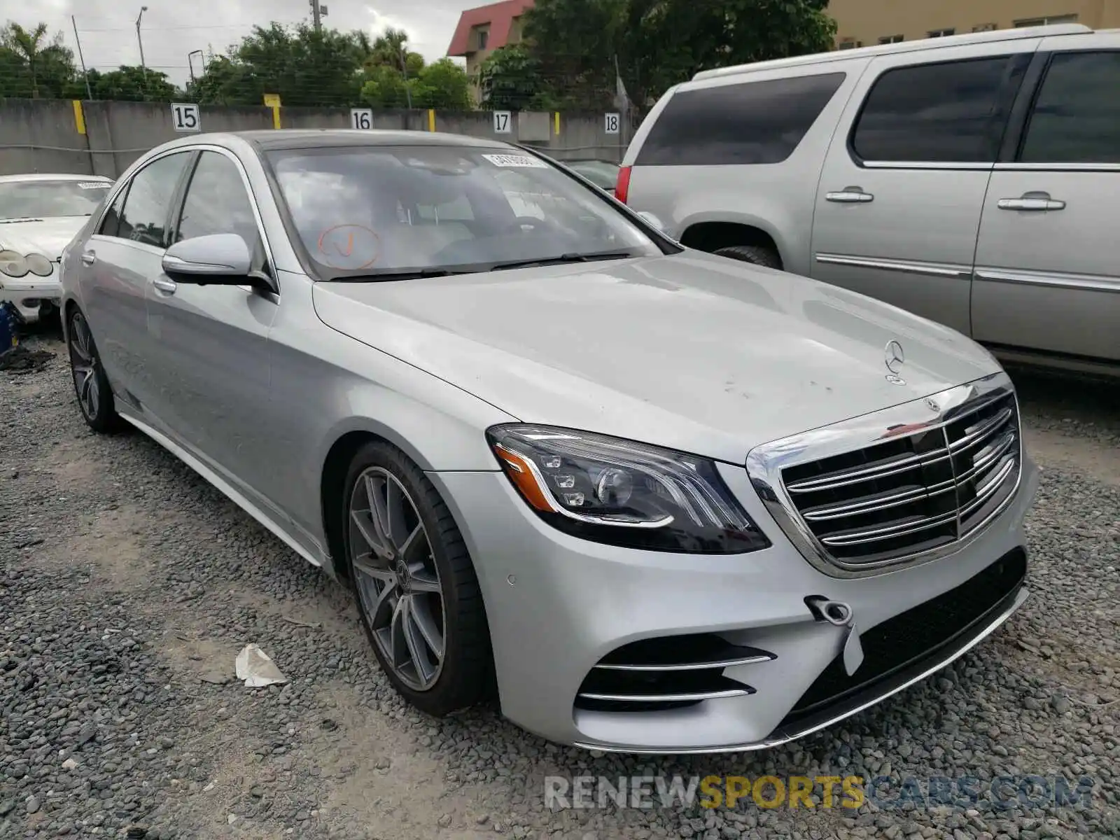 1 Photograph of a damaged car WDDUG8DB4KA466024 MERCEDES-BENZ S CLASS 2019