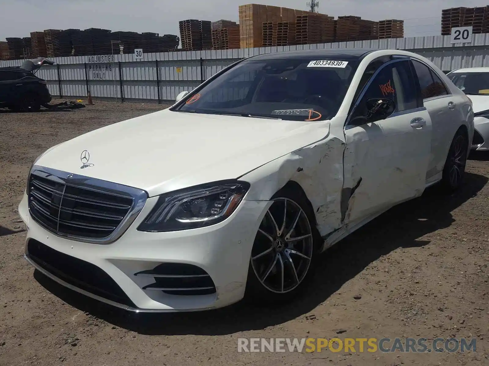 2 Photograph of a damaged car WDDUG8DB4KA475399 MERCEDES-BENZ S CLASS 2019