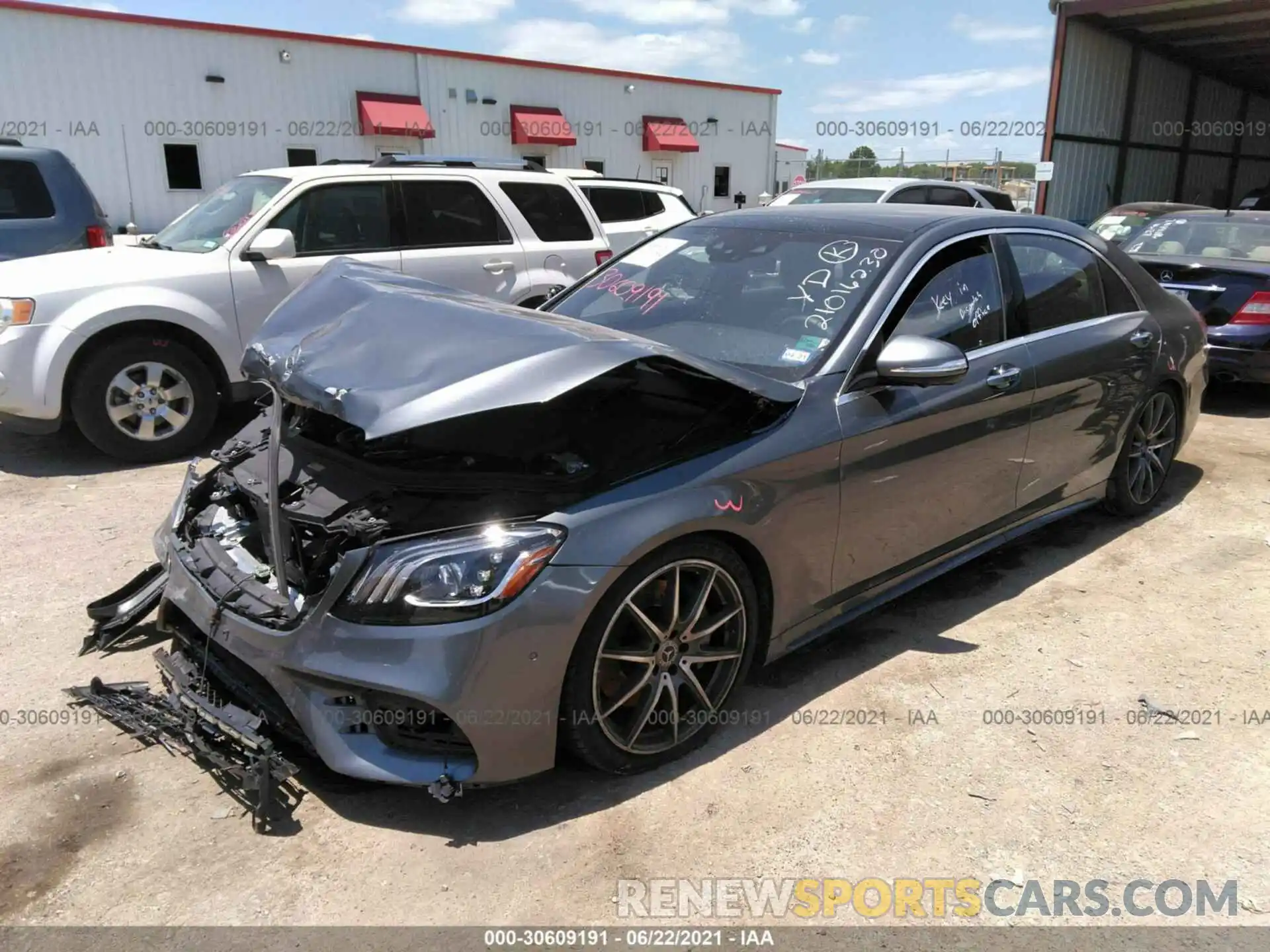 2 Photograph of a damaged car WDDUG8DB5KA430665 MERCEDES-BENZ S-CLASS 2019