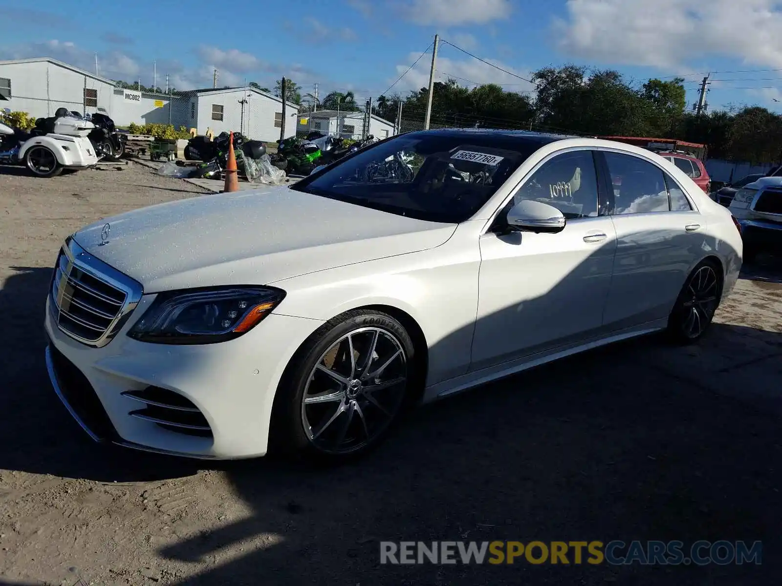 2 Photograph of a damaged car WDDUG8DB5KA454173 MERCEDES-BENZ S CLASS 2019