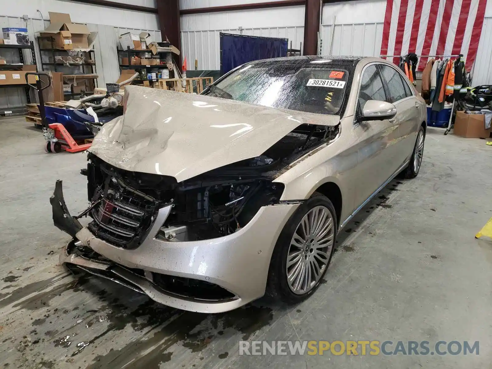 2 Photograph of a damaged car WDDUG8DB5KA454884 MERCEDES-BENZ S CLASS 2019