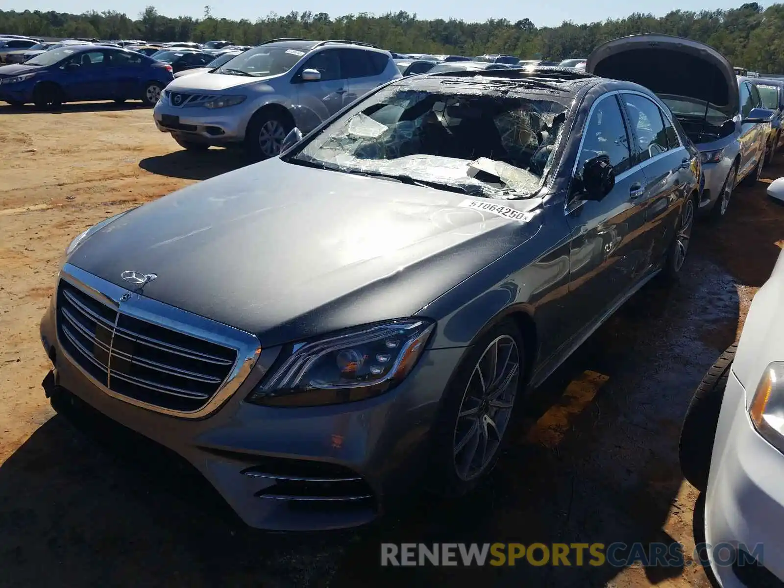 2 Photograph of a damaged car WDDUG8DB5KA467215 MERCEDES-BENZ S CLASS 2019