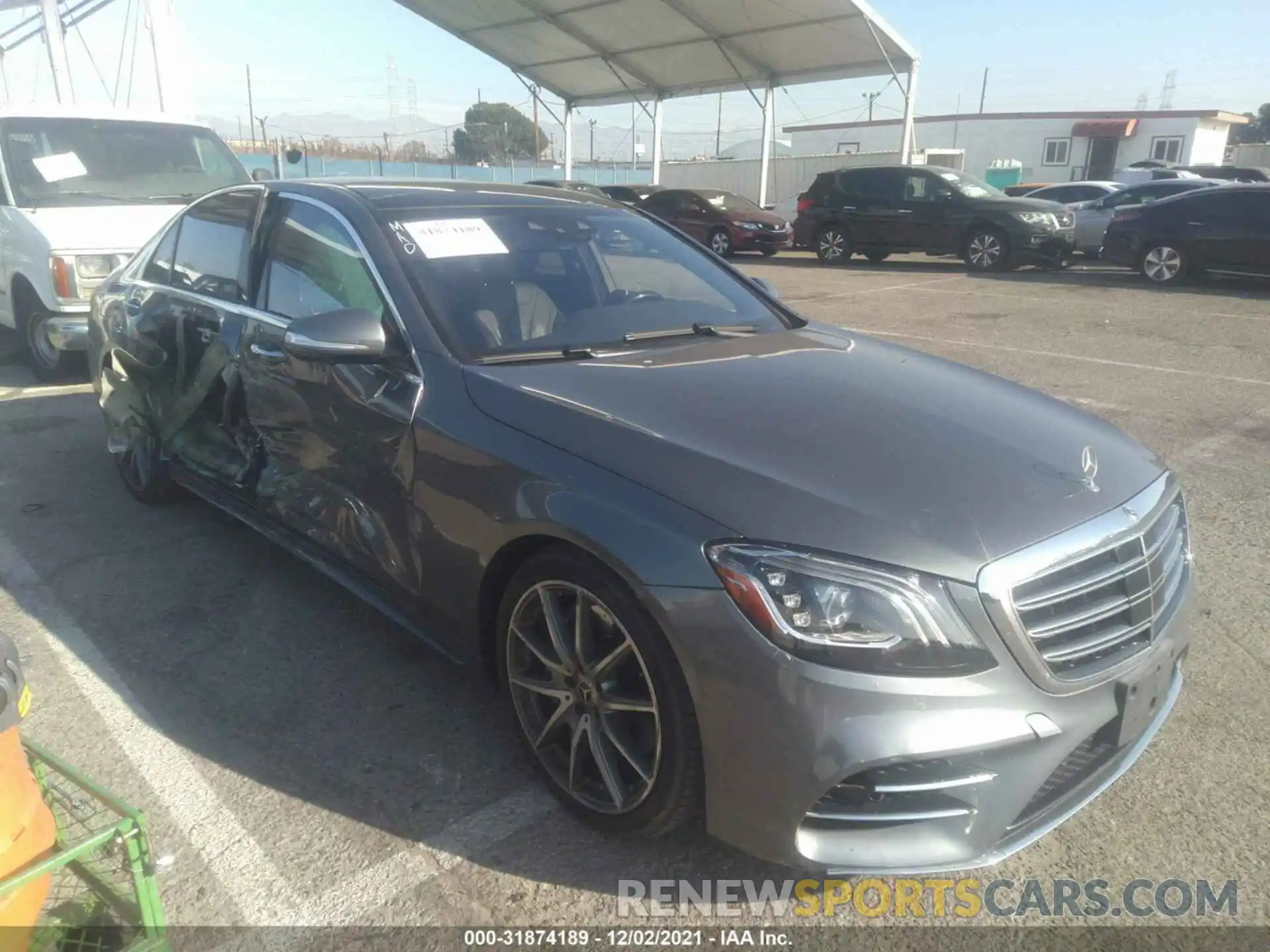 1 Photograph of a damaged car WDDUG8DB6KA482693 MERCEDES-BENZ S-CLASS 2019