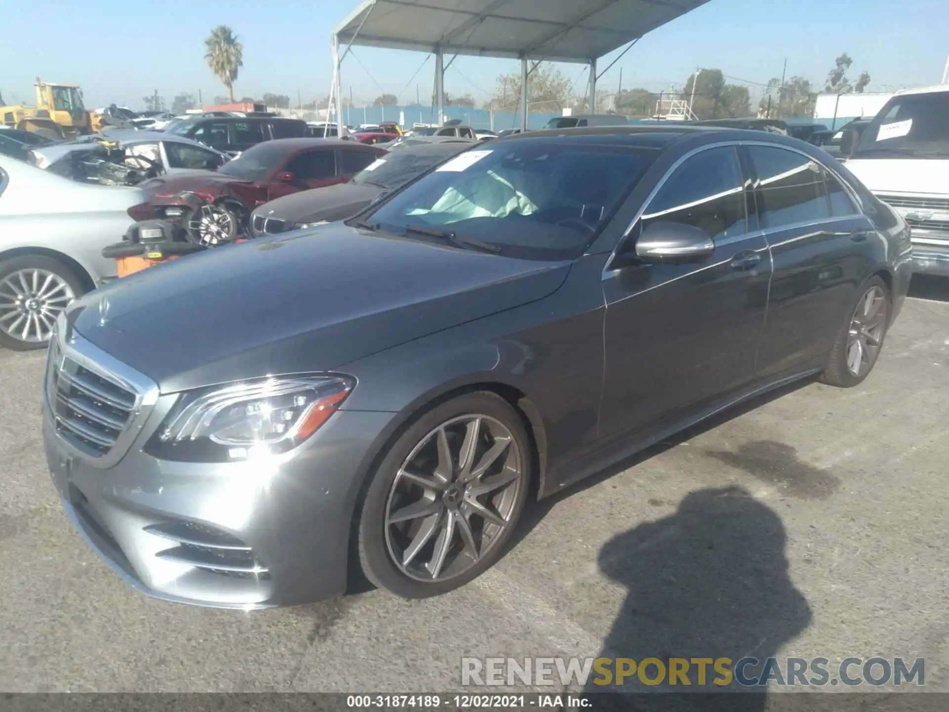 2 Photograph of a damaged car WDDUG8DB6KA482693 MERCEDES-BENZ S-CLASS 2019