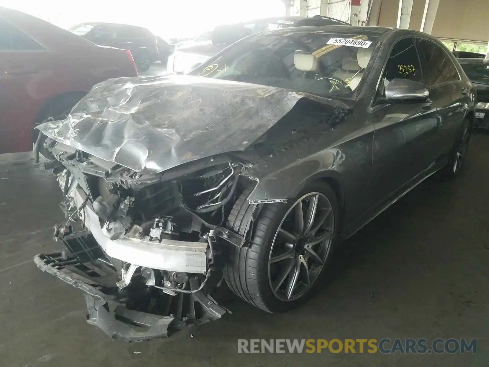 2 Photograph of a damaged car WDDUG8DB7KA451825 MERCEDES-BENZ S CLASS 2019