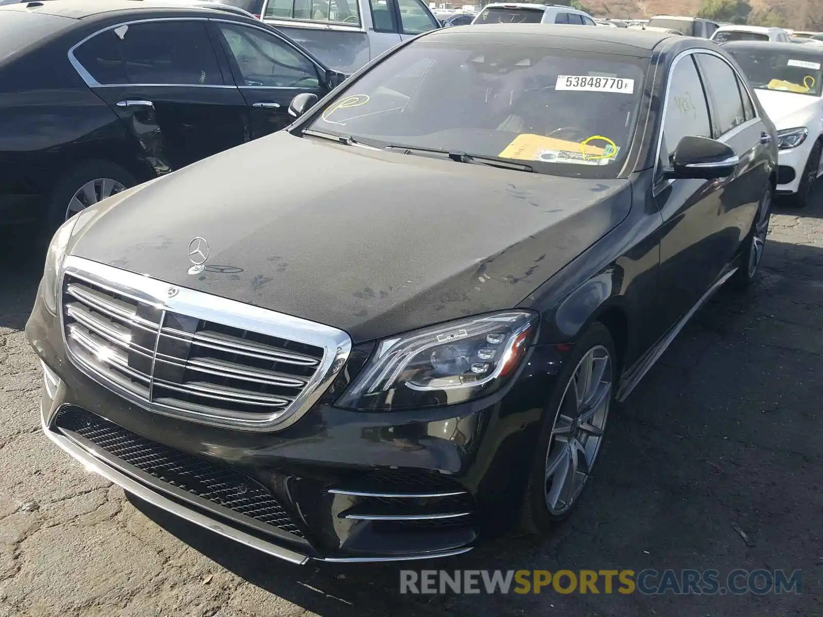 2 Photograph of a damaged car WDDUG8DB7KA491838 MERCEDES-BENZ S CLASS 2019