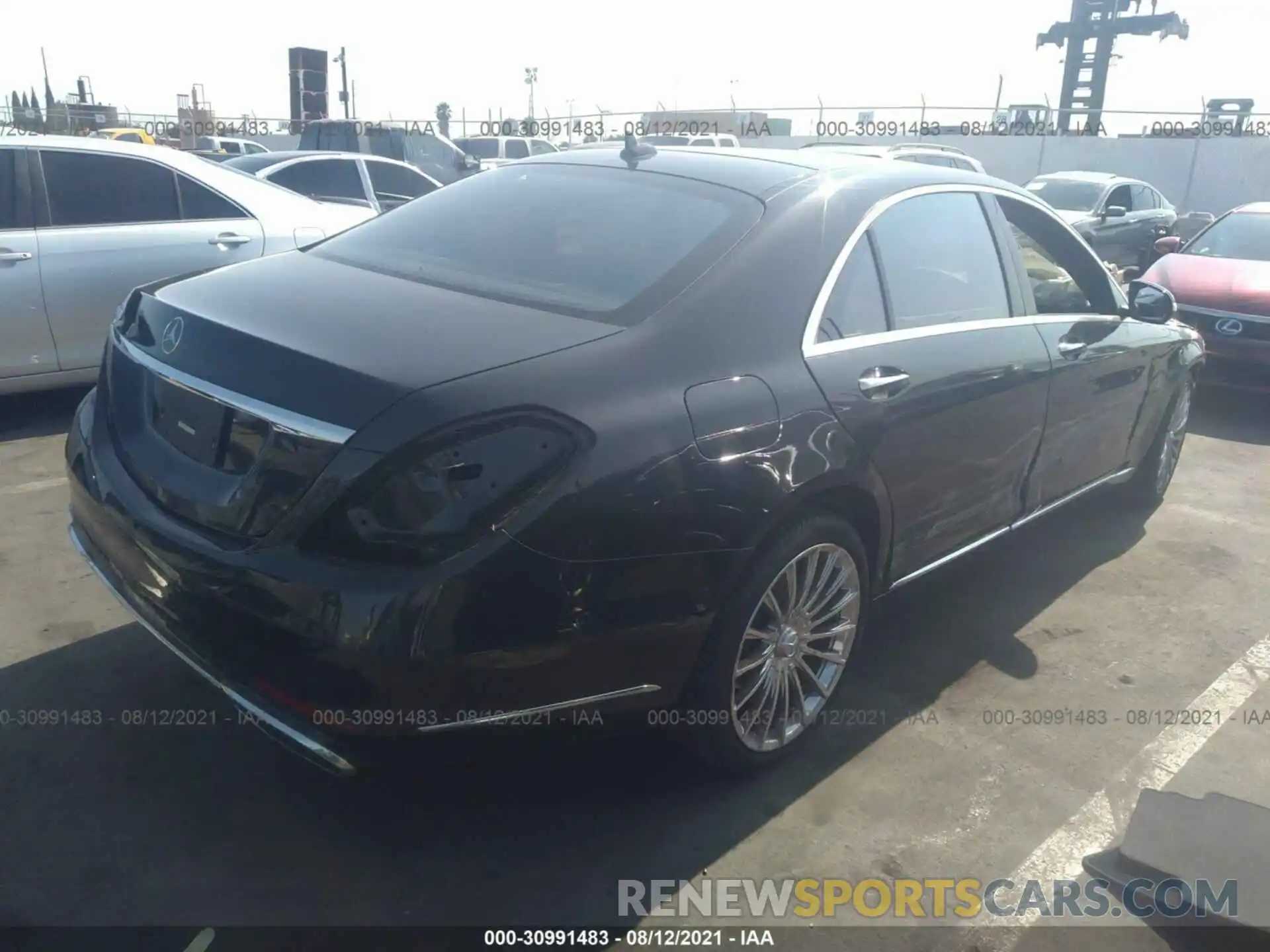 4 Фотография поврежденного автомобиля WDDUG8DB8KA432734 MERCEDES-BENZ S-CLASS 2019