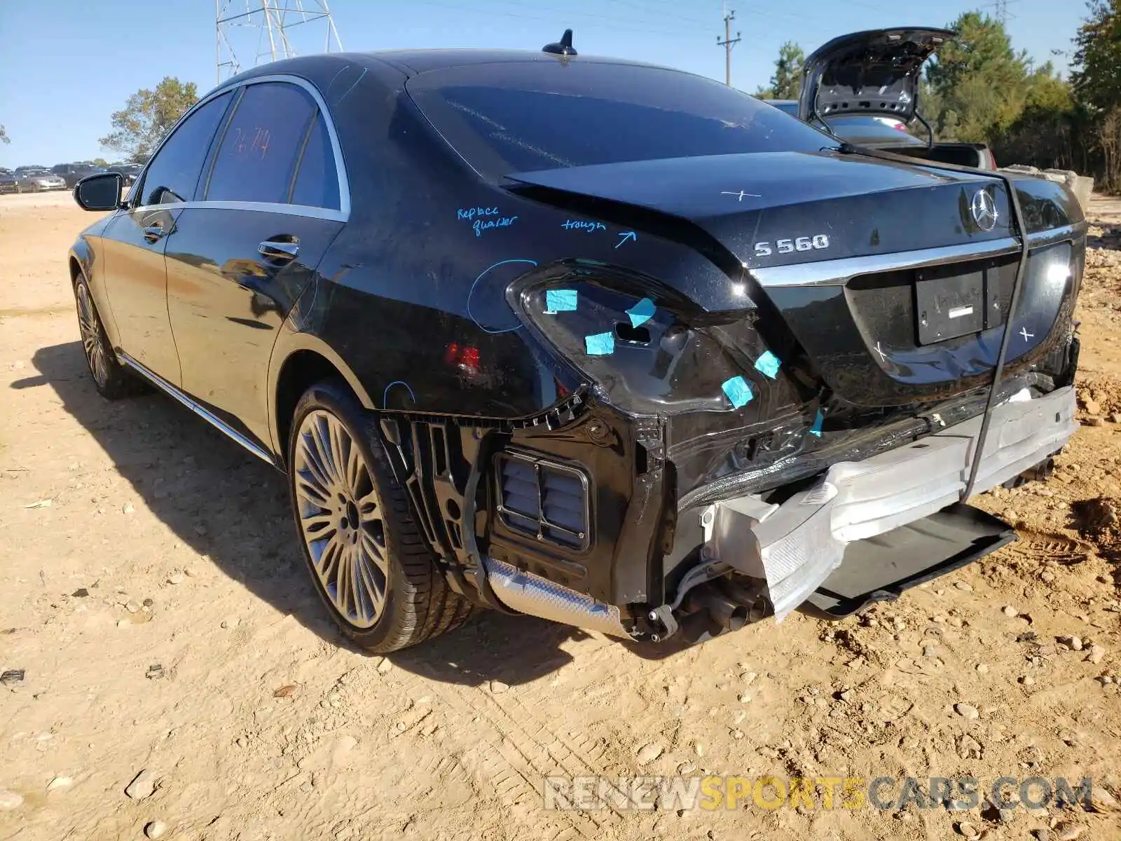 3 Photograph of a damaged car WDDUG8DB9KA426165 MERCEDES-BENZ S-CLASS 2019