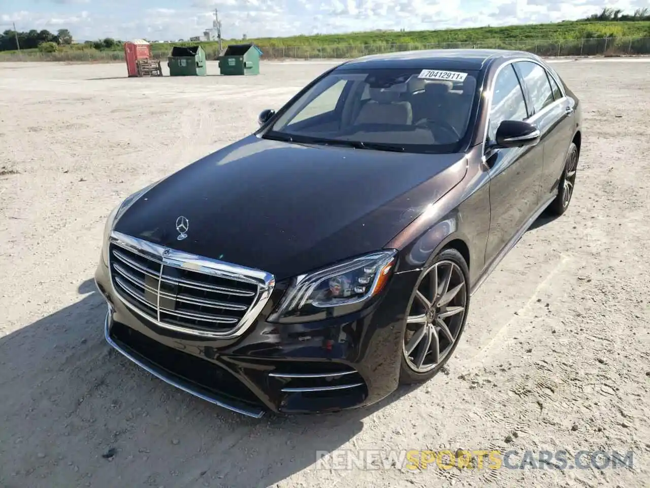 2 Photograph of a damaged car WDDUG8DB9KA438901 MERCEDES-BENZ S-CLASS 2019