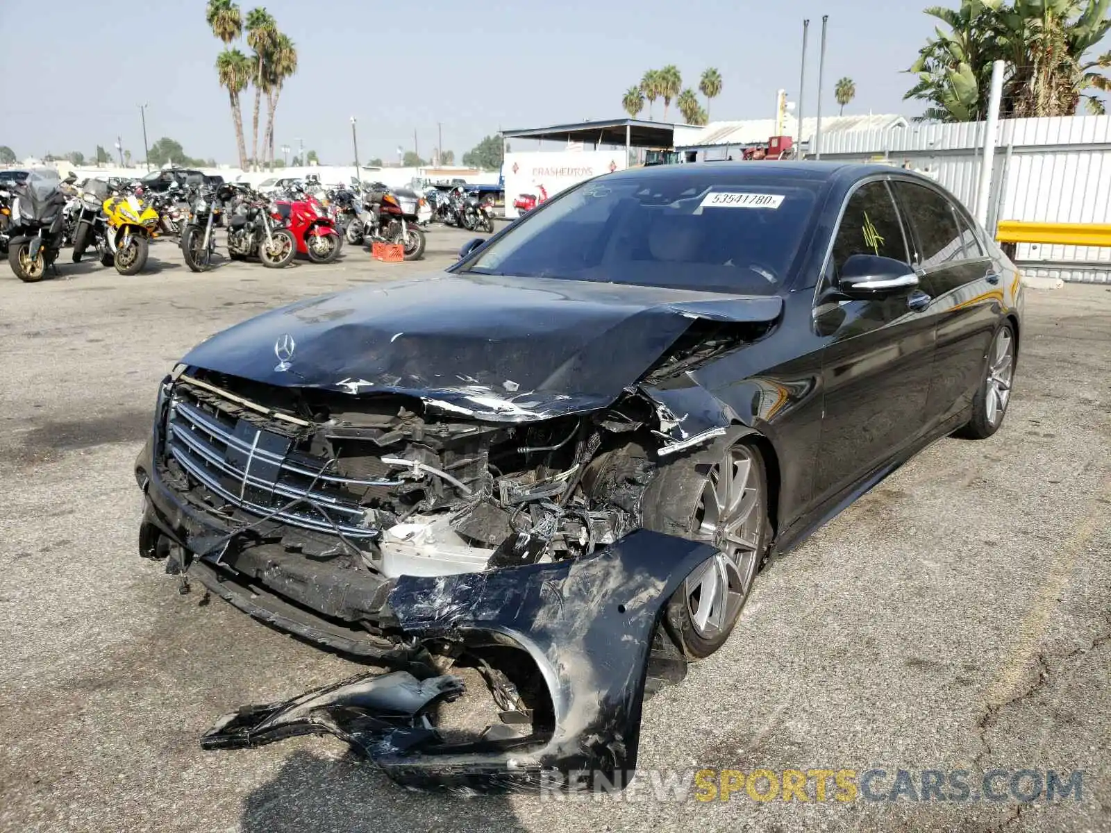 2 Photograph of a damaged car WDDUG8DB9KA442706 MERCEDES-BENZ S CLASS 2019