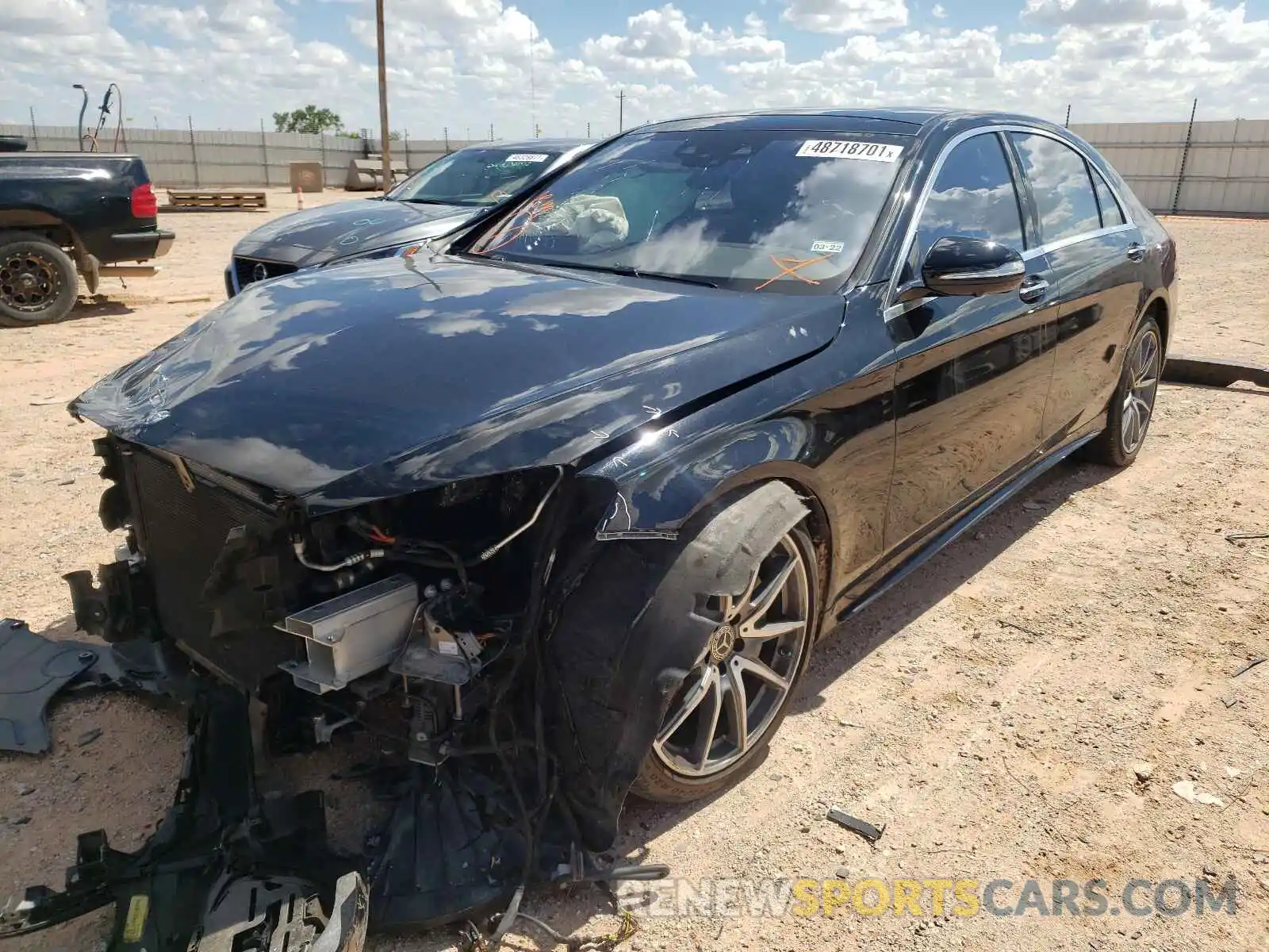 2 Photograph of a damaged car WDDUG8DB9KA456623 MERCEDES-BENZ S-CLASS 2019