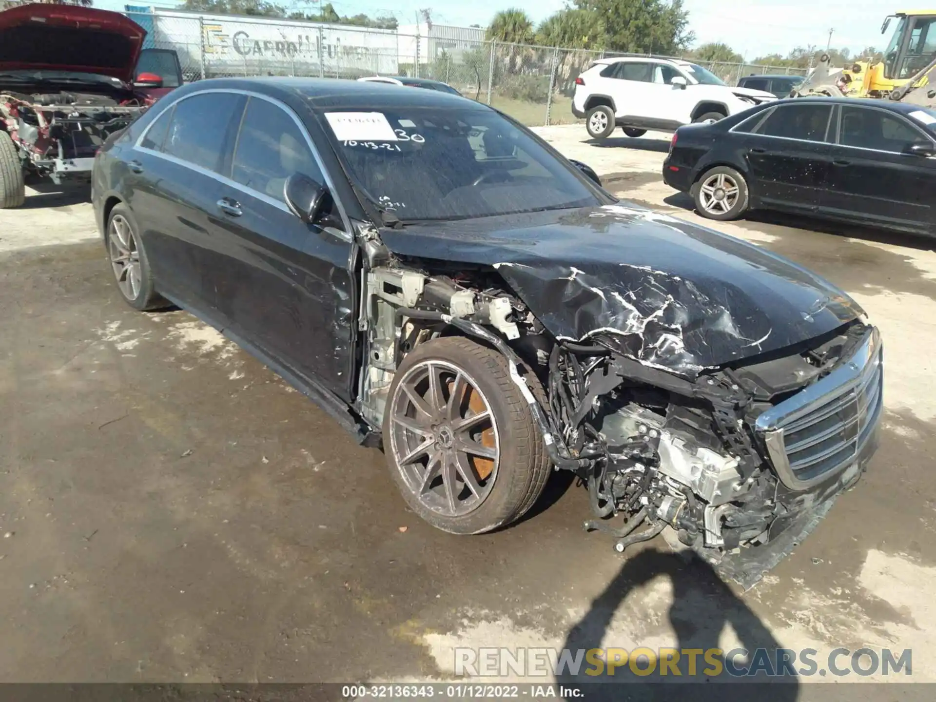 1 Photograph of a damaged car WDDUG8DBXKA437630 MERCEDES-BENZ S-CLASS 2019