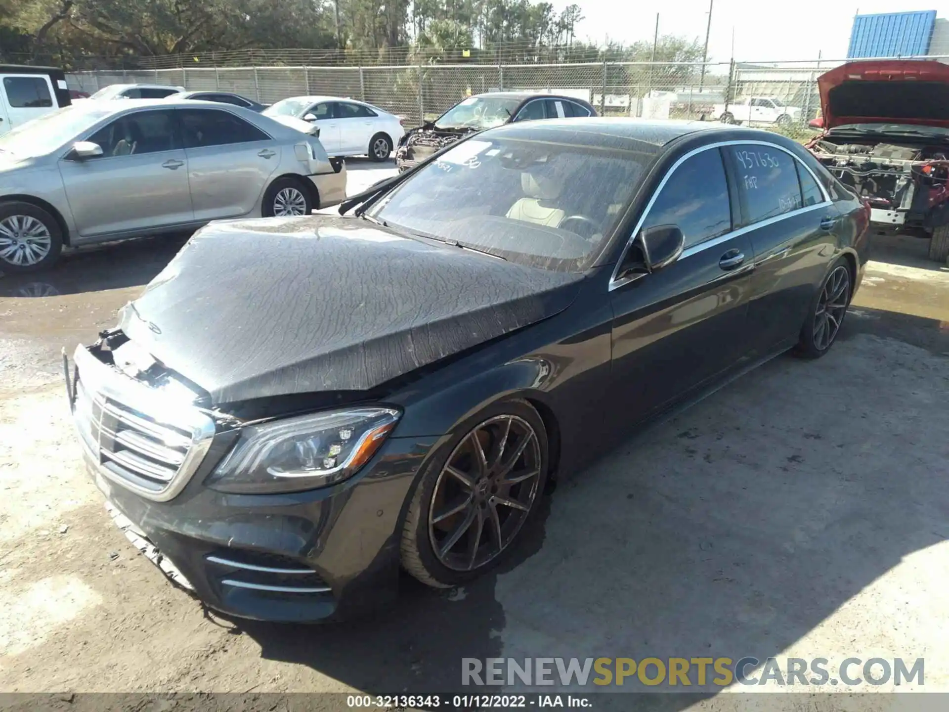 2 Photograph of a damaged car WDDUG8DBXKA437630 MERCEDES-BENZ S-CLASS 2019