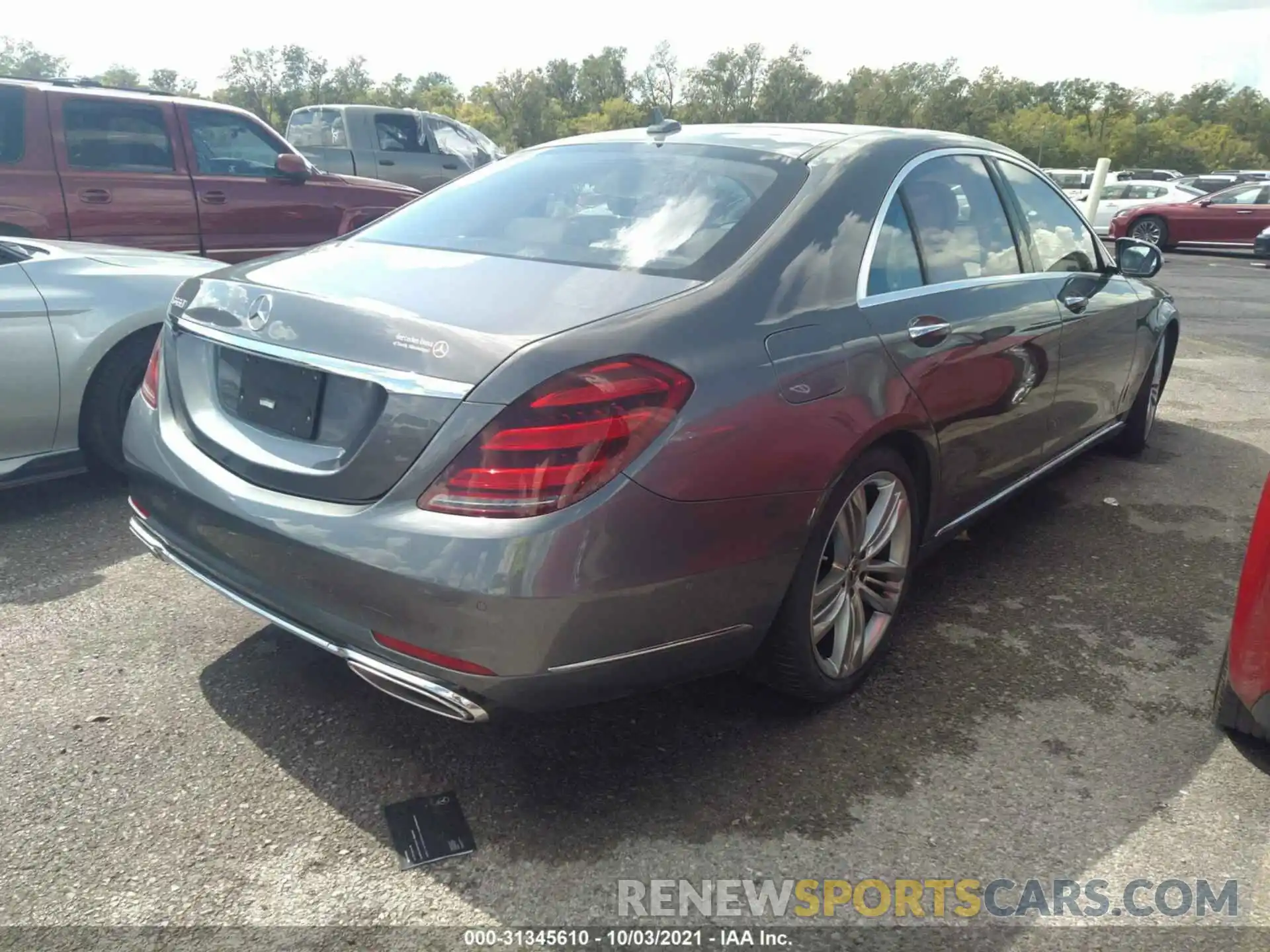 4 Photograph of a damaged car WDDUG8DBXKA438017 MERCEDES-BENZ S-CLASS 2019