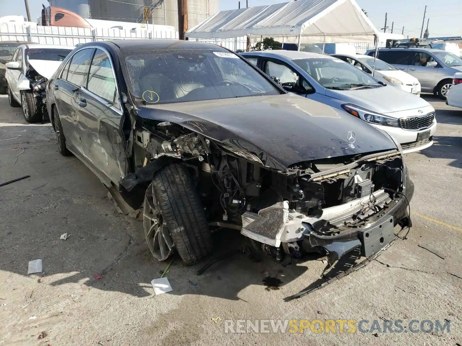 1 Photograph of a damaged car WDDUG8DBXKA443119 MERCEDES-BENZ S CLASS 2019