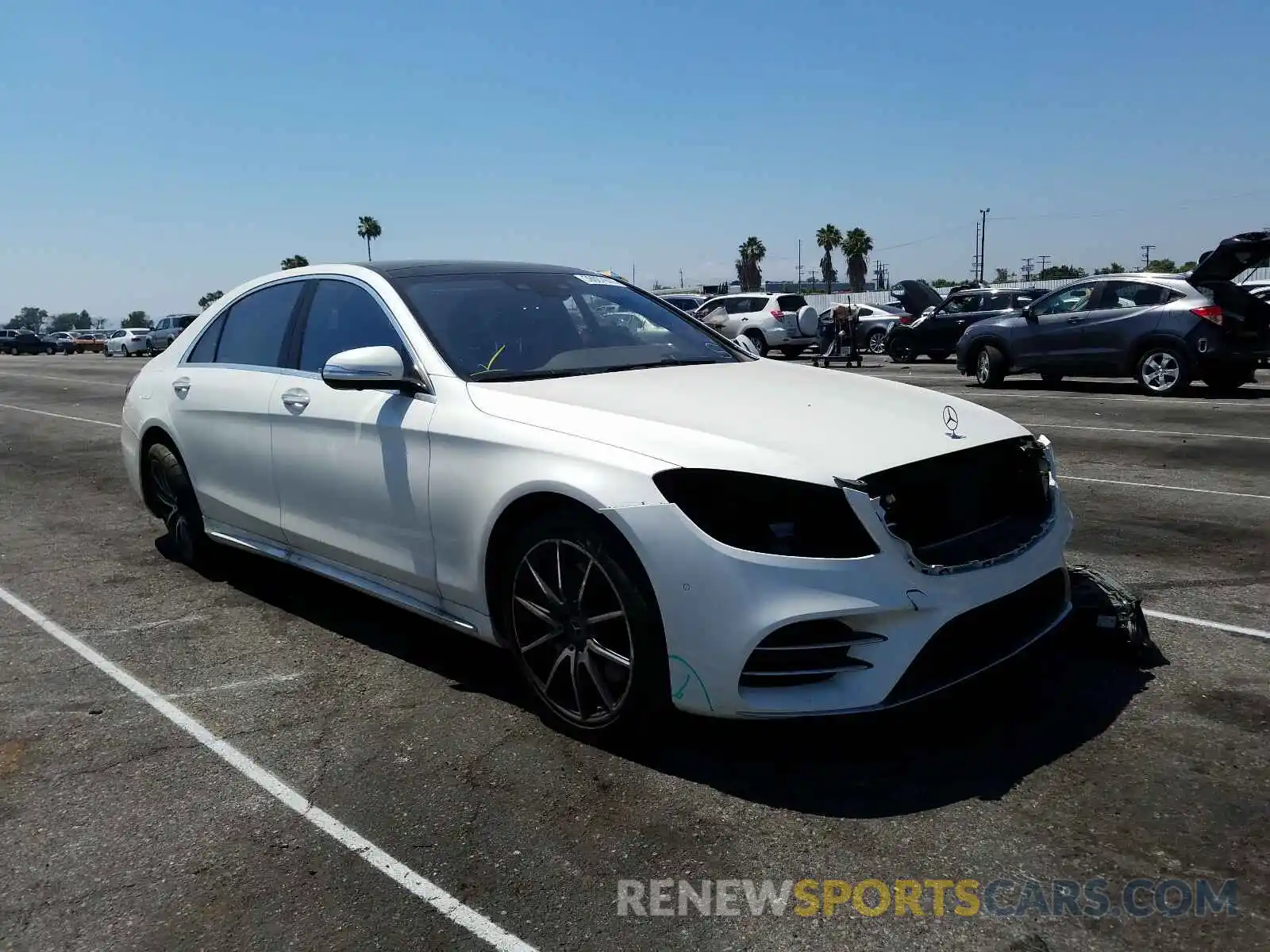 1 Photograph of a damaged car WDDUG8DBXKA467646 MERCEDES-BENZ S CLASS 2019