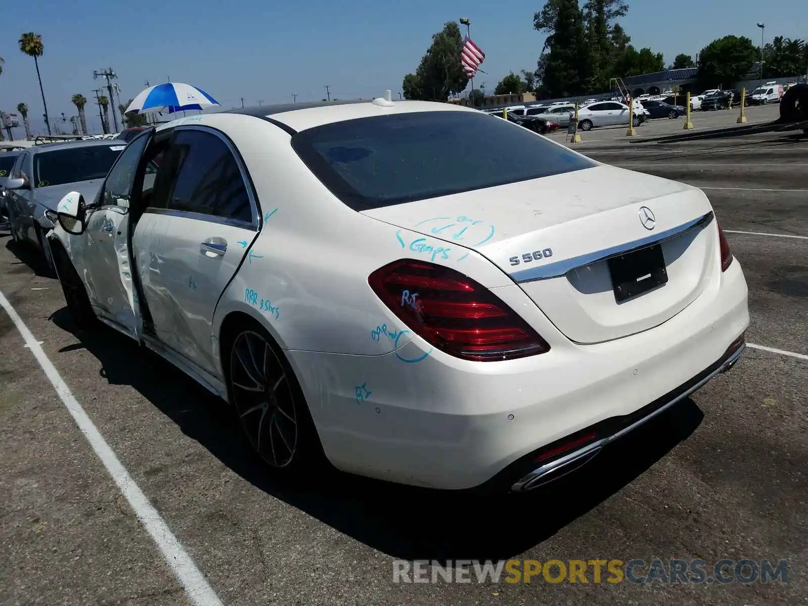 3 Photograph of a damaged car WDDUG8DBXKA467646 MERCEDES-BENZ S CLASS 2019