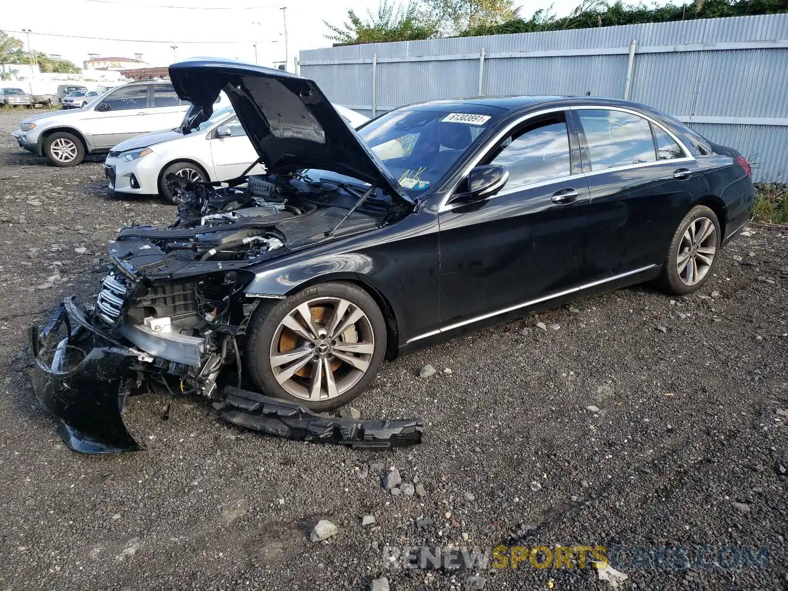 2 Photograph of a damaged car WDDUG8GB0KA456683 MERCEDES-BENZ S-CLASS 2019