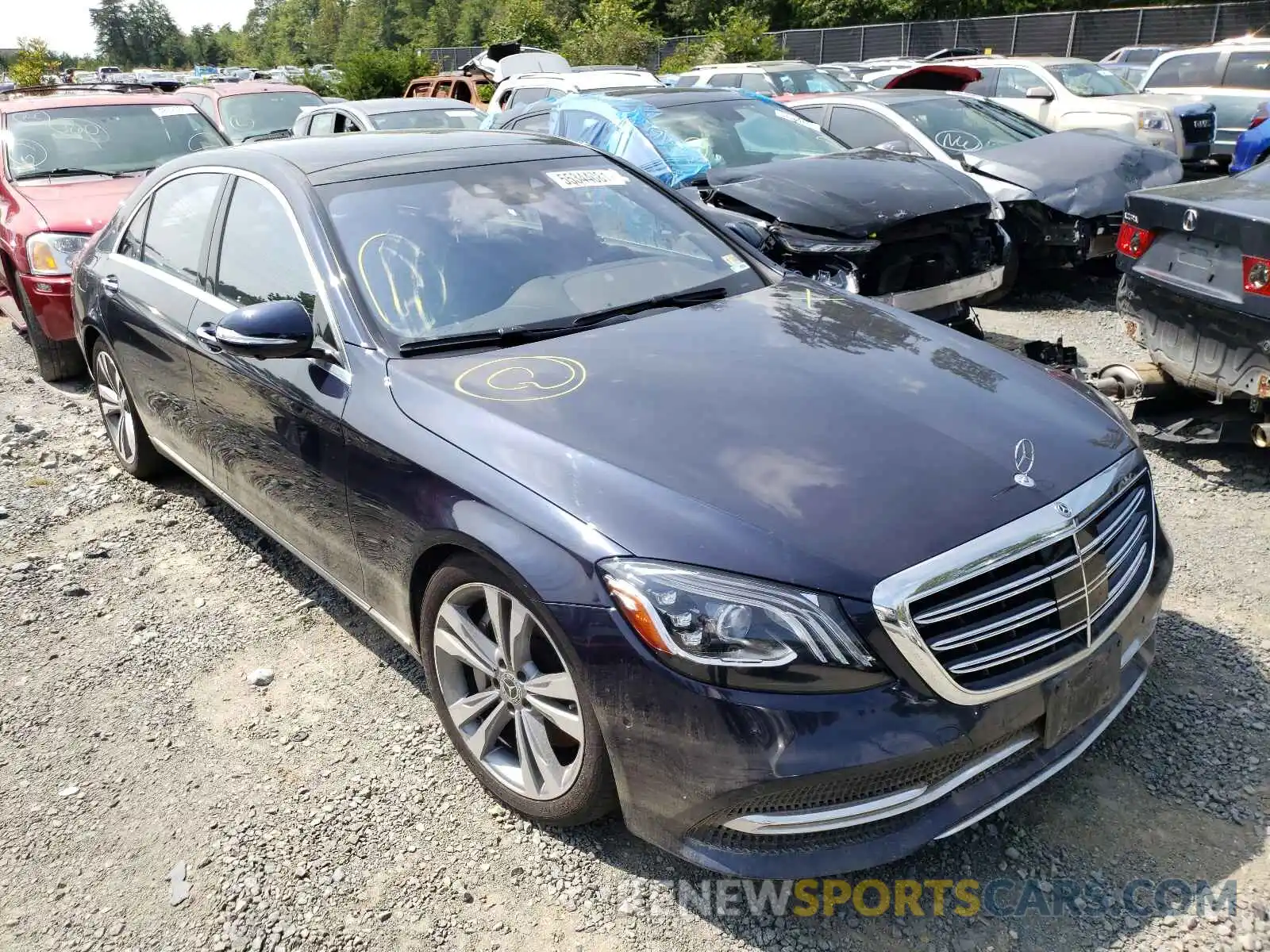 1 Photograph of a damaged car WDDUG8GB1KA445546 MERCEDES-BENZ S-CLASS 2019