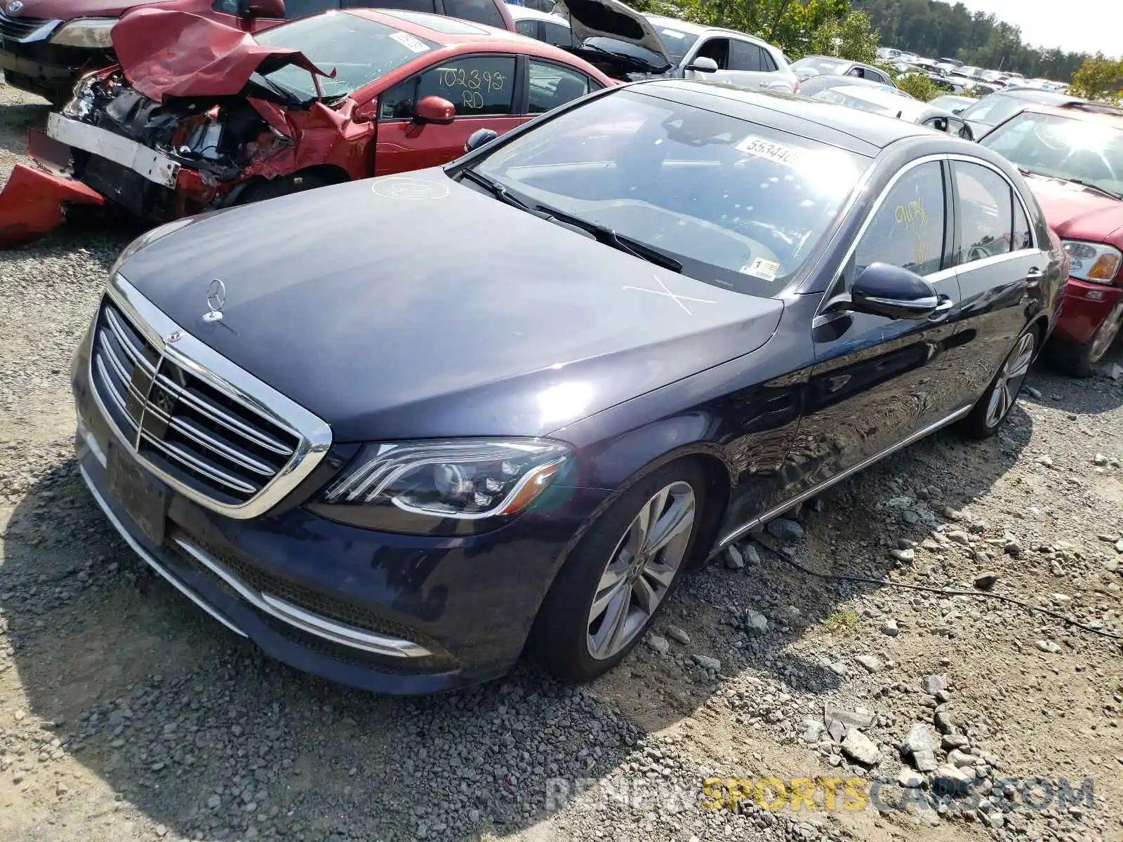 2 Photograph of a damaged car WDDUG8GB1KA445546 MERCEDES-BENZ S-CLASS 2019