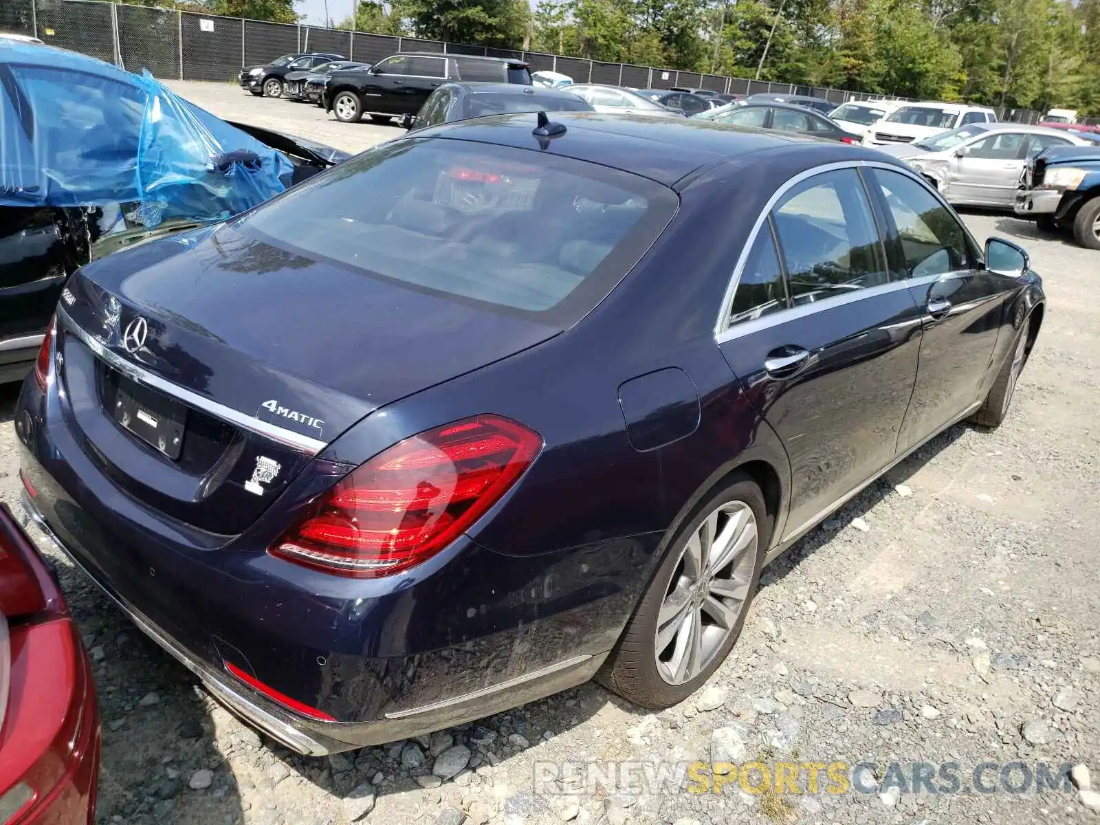 4 Фотография поврежденного автомобиля WDDUG8GB1KA445546 MERCEDES-BENZ S-CLASS 2019