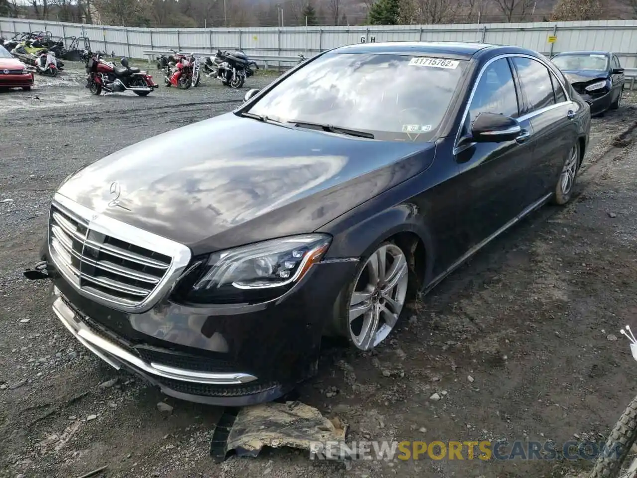 2 Фотография поврежденного автомобиля WDDUG8GB1KA480667 MERCEDES-BENZ S-CLASS 2019