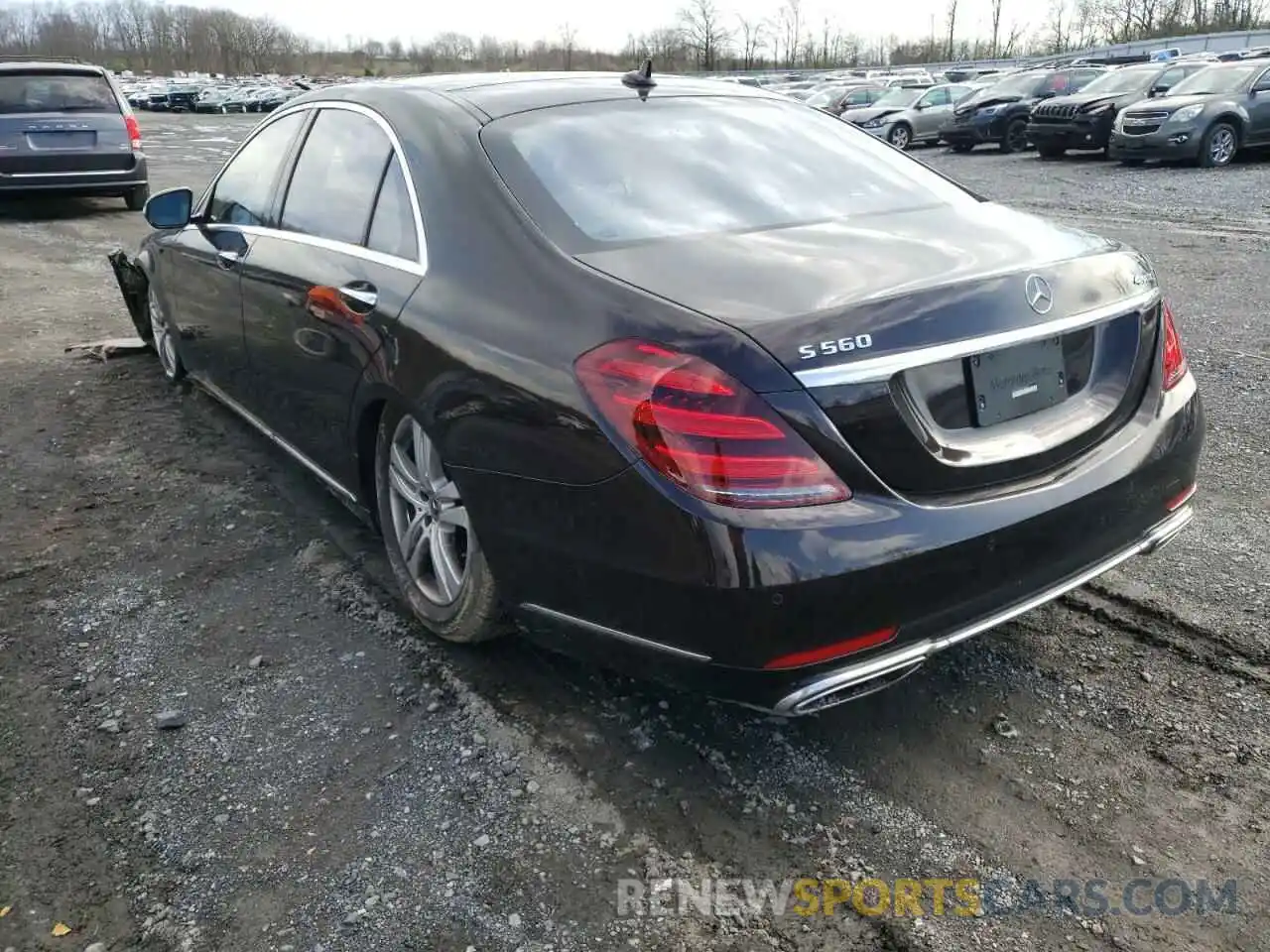 3 Фотография поврежденного автомобиля WDDUG8GB1KA480667 MERCEDES-BENZ S-CLASS 2019