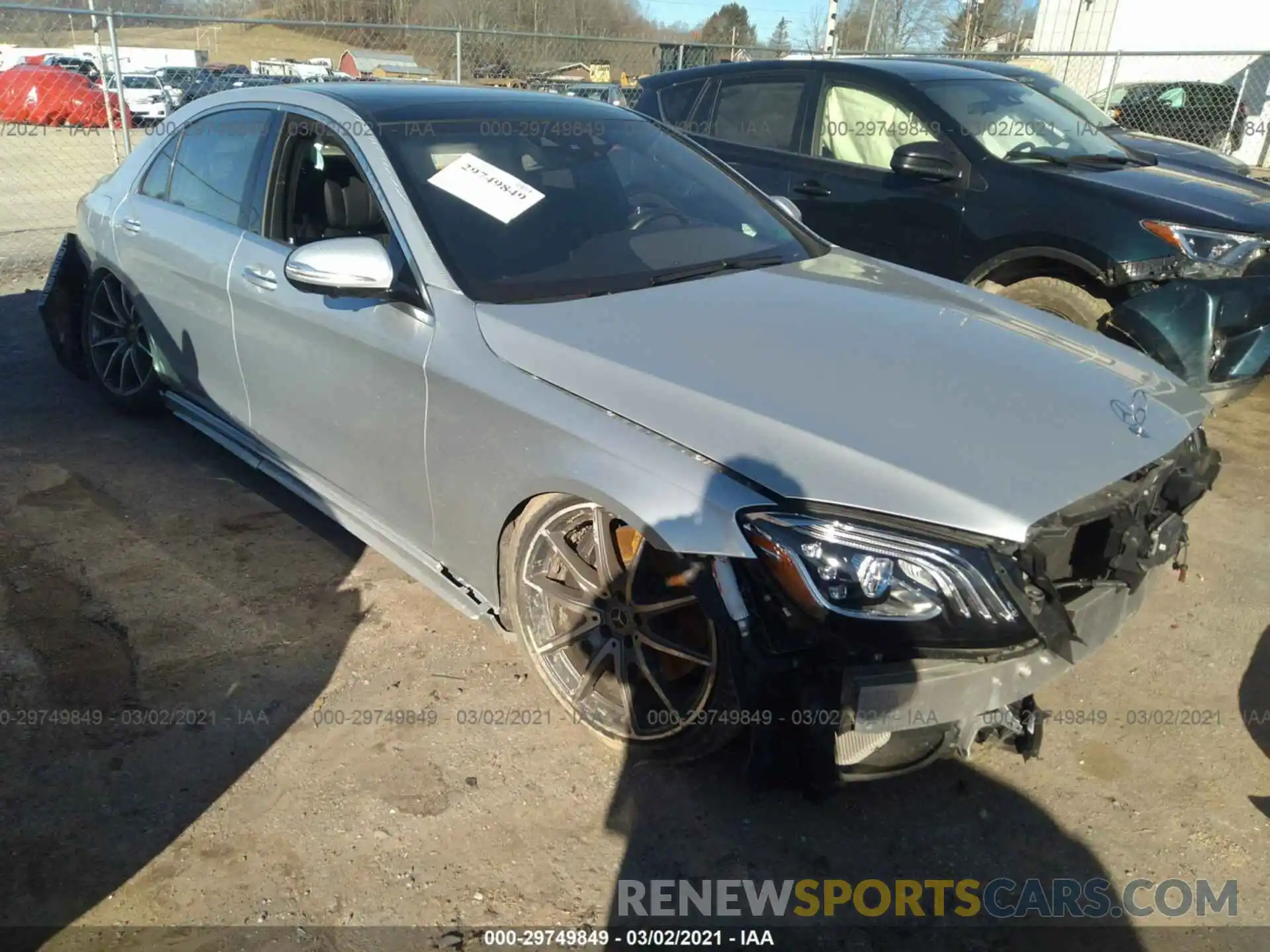 1 Photograph of a damaged car WDDUG8GB2KA431347 MERCEDES-BENZ S-CLASS 2019