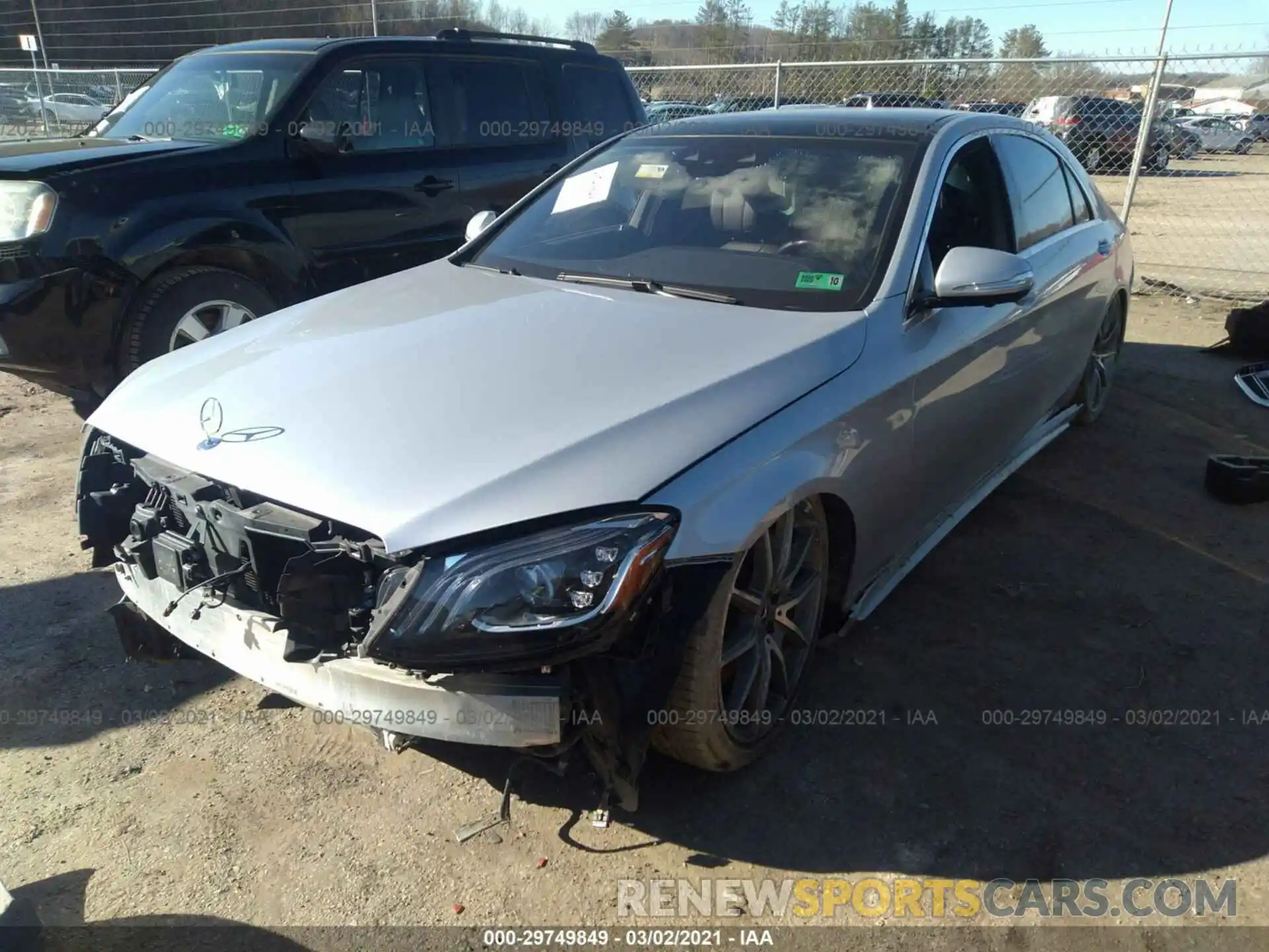 2 Фотография поврежденного автомобиля WDDUG8GB2KA431347 MERCEDES-BENZ S-CLASS 2019