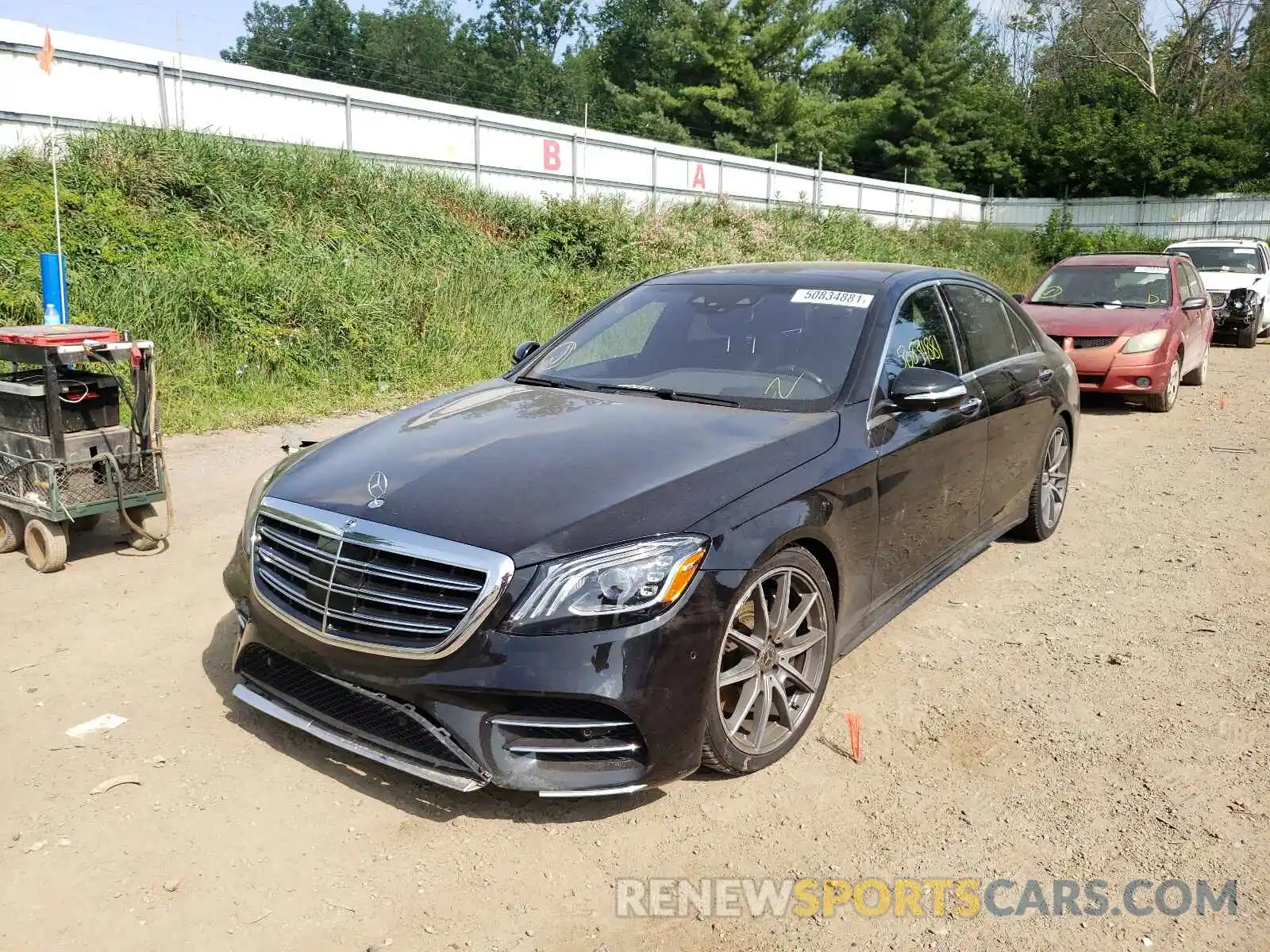 2 Photograph of a damaged car WDDUG8GB3KA423659 MERCEDES-BENZ S-CLASS 2019