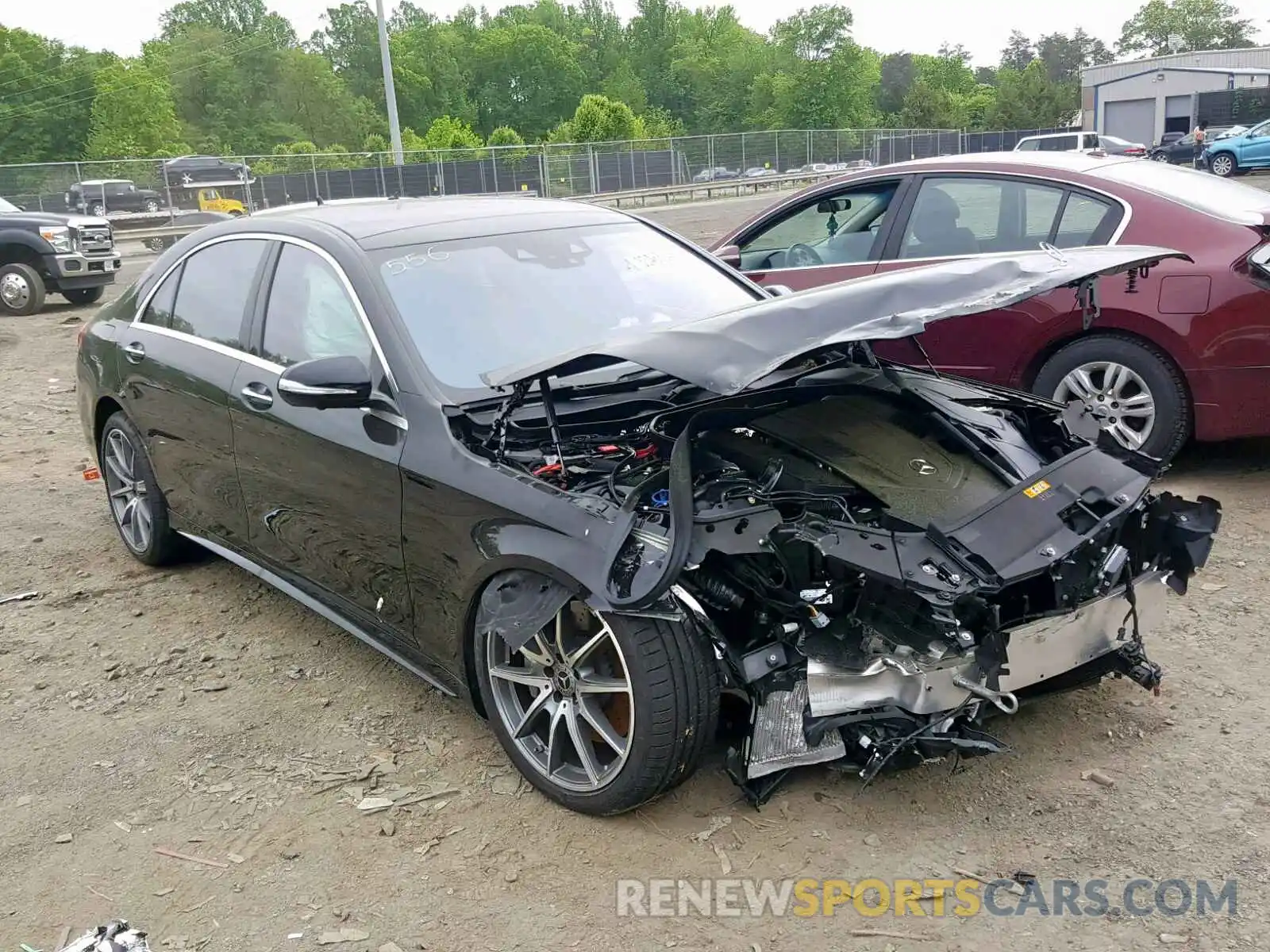 1 Photograph of a damaged car WDDUG8GB3KA431857 MERCEDES-BENZ S CLASS 2019