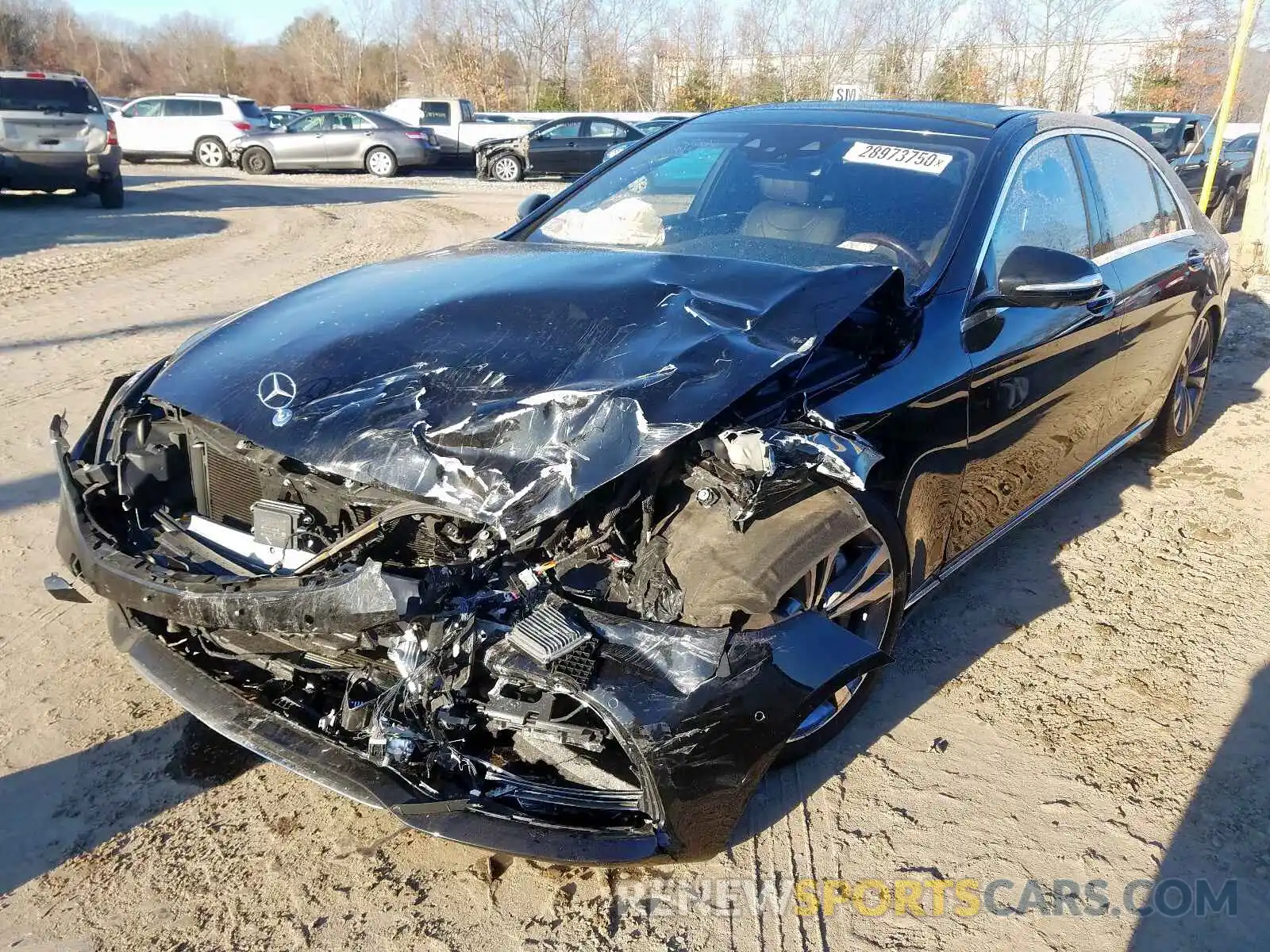 2 Photograph of a damaged car WDDUG8GB3KA442082 MERCEDES-BENZ S CLASS 2019