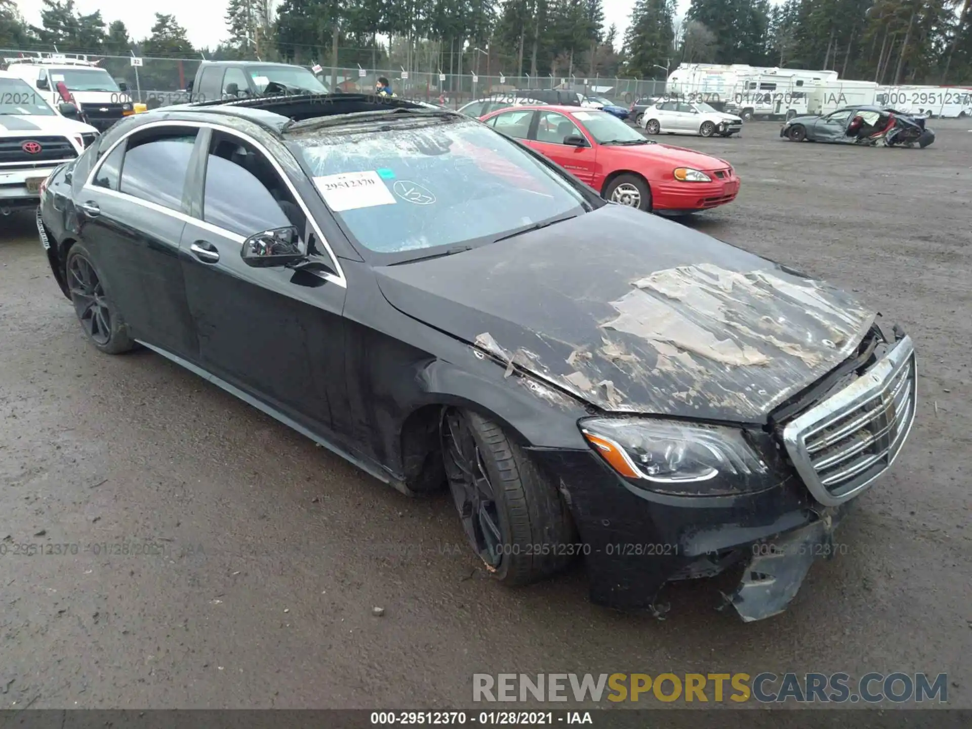 1 Photograph of a damaged car WDDUG8GB3KA465510 MERCEDES-BENZ S-CLASS 2019