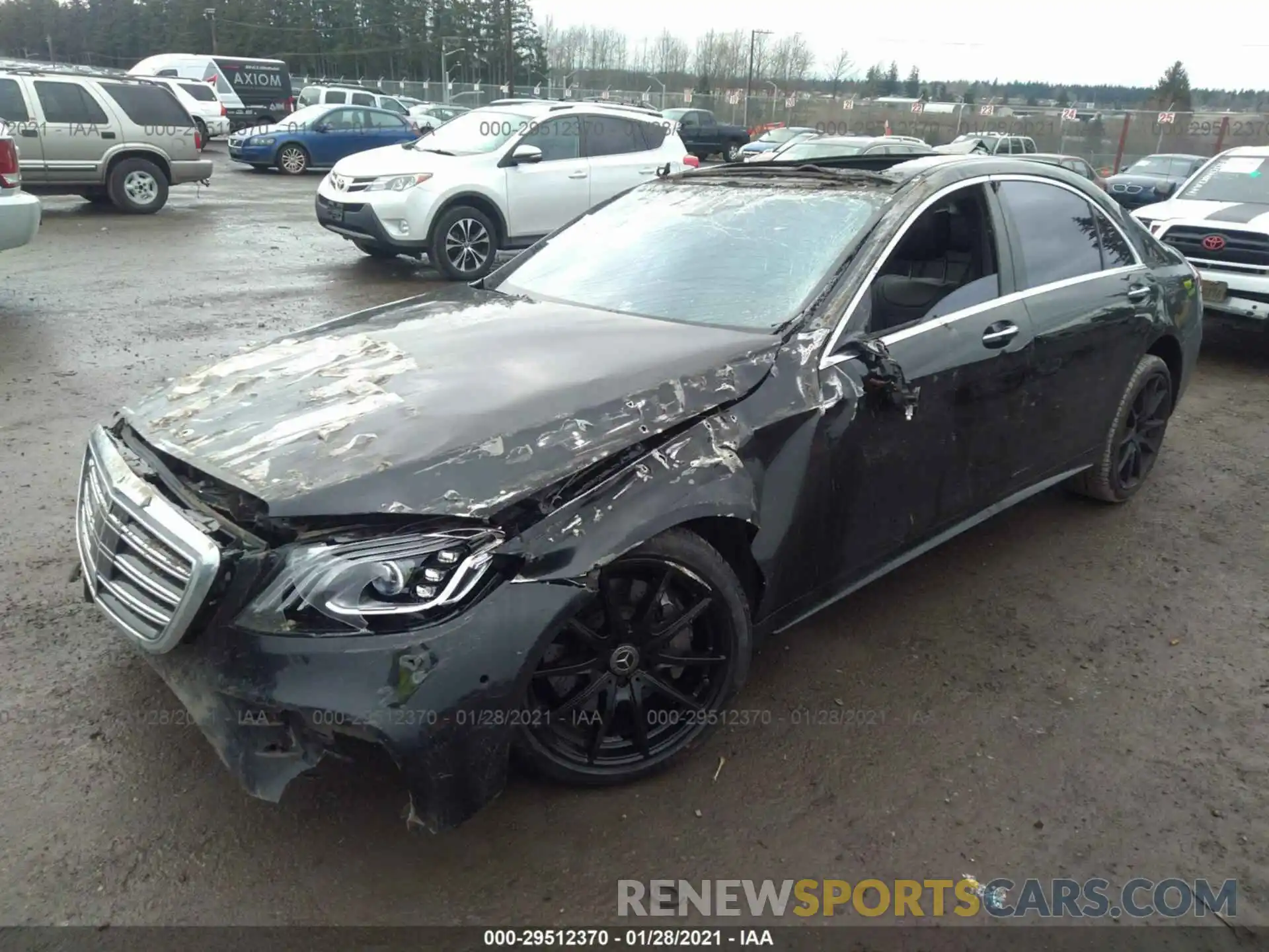 2 Photograph of a damaged car WDDUG8GB3KA465510 MERCEDES-BENZ S-CLASS 2019