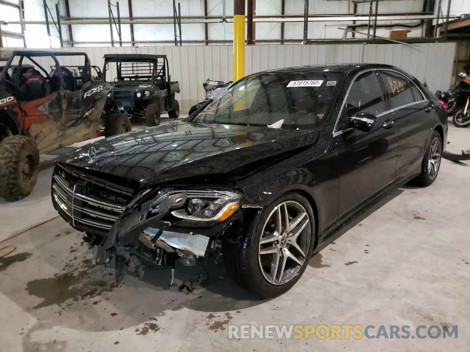 2 Photograph of a damaged car WDDUG8GB4KA427641 MERCEDES-BENZ S CLASS 2019