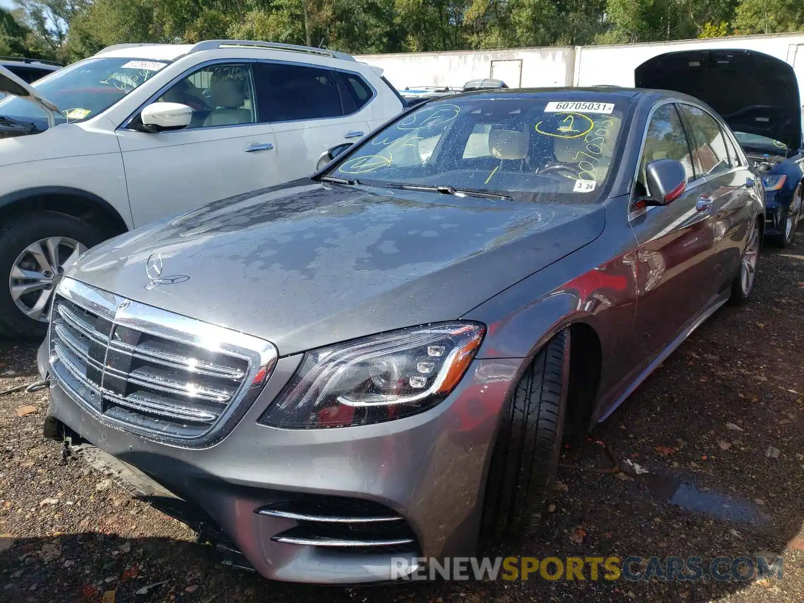 2 Photograph of a damaged car WDDUG8GB5KA445128 MERCEDES-BENZ S-CLASS 2019