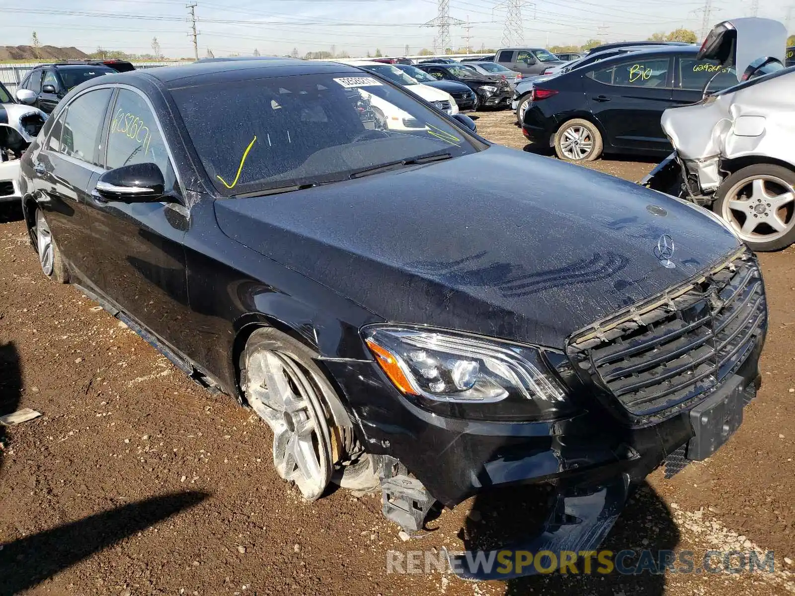 1 Photograph of a damaged car WDDUG8GB5KA447087 MERCEDES-BENZ S-CLASS 2019