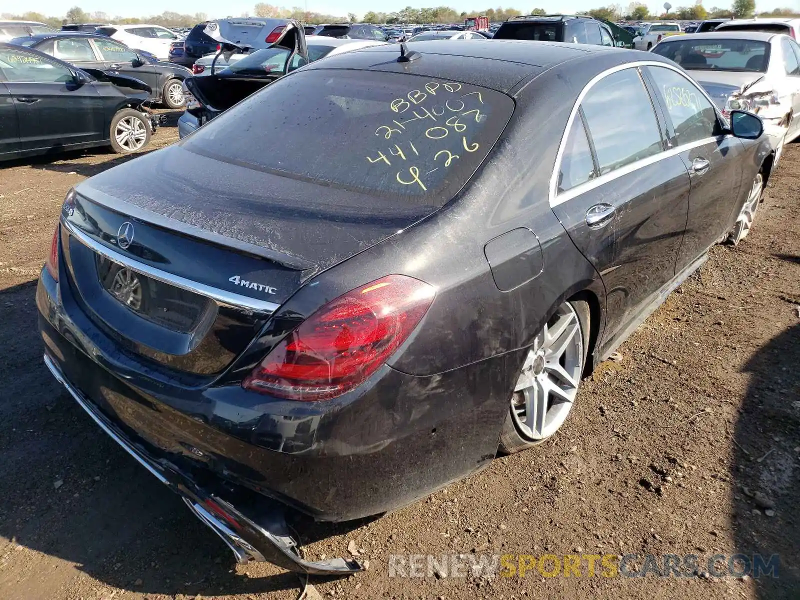 4 Photograph of a damaged car WDDUG8GB5KA447087 MERCEDES-BENZ S-CLASS 2019