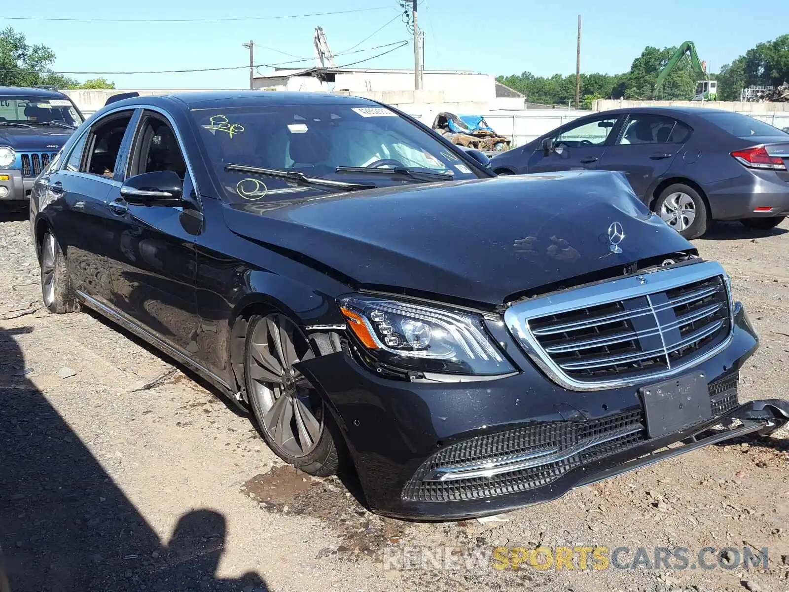 1 Photograph of a damaged car WDDUG8GB5KA455951 MERCEDES-BENZ S CLASS 2019