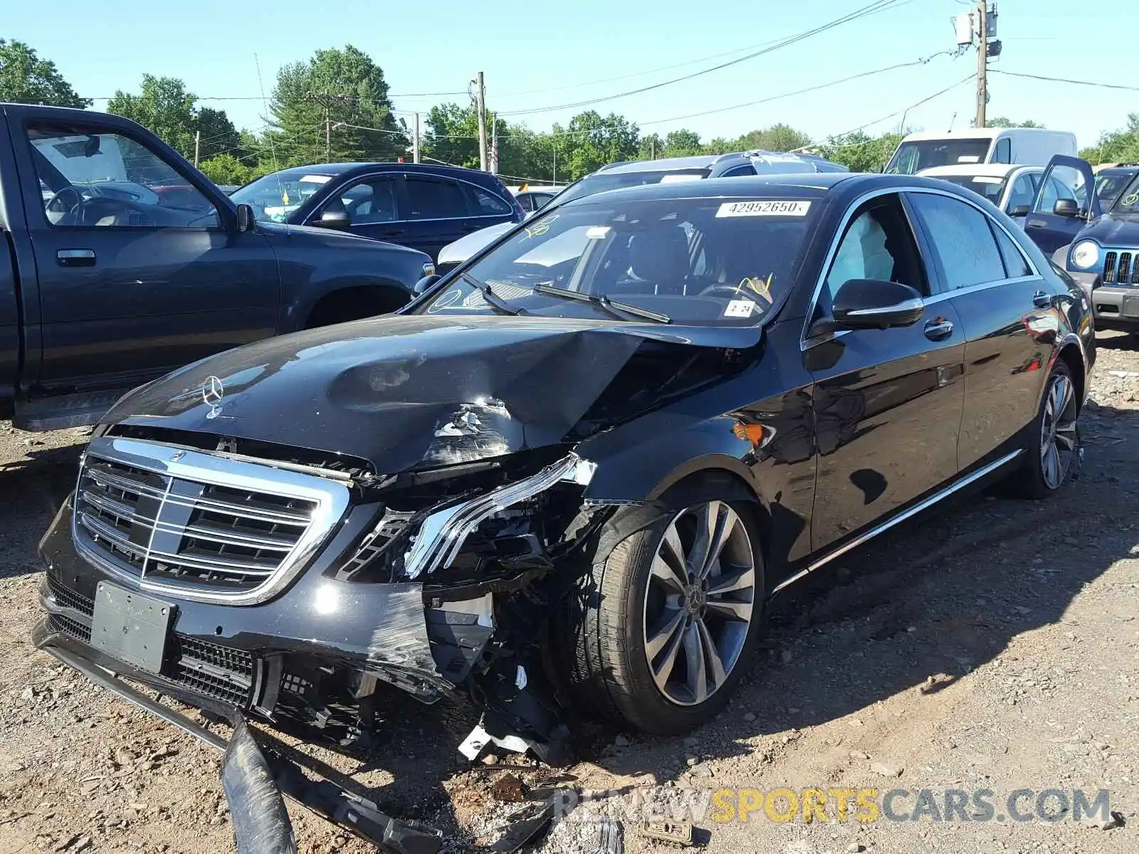 2 Photograph of a damaged car WDDUG8GB5KA455951 MERCEDES-BENZ S CLASS 2019