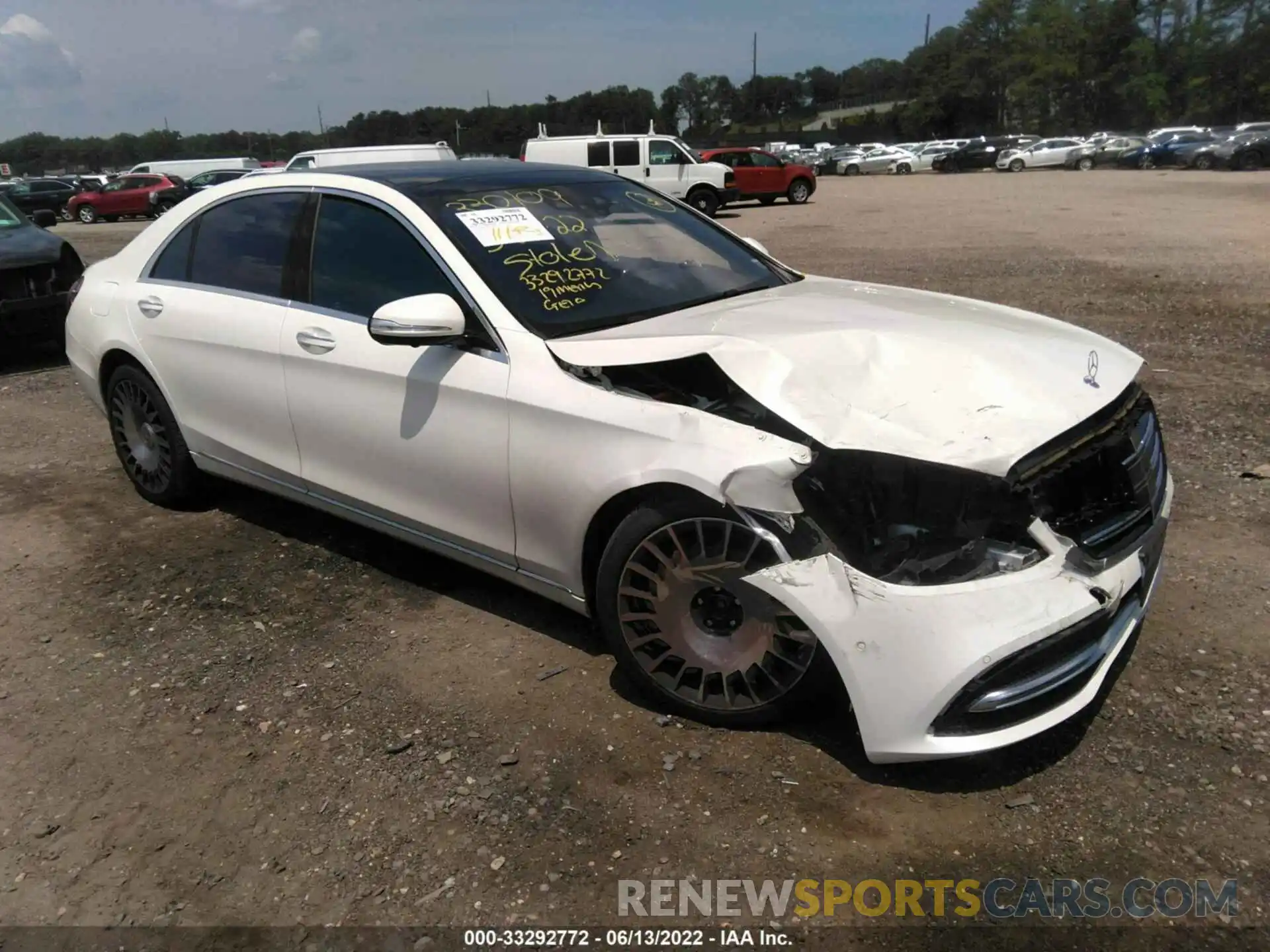 1 Photograph of a damaged car WDDUG8GB7KA428735 MERCEDES-BENZ S-CLASS 2019