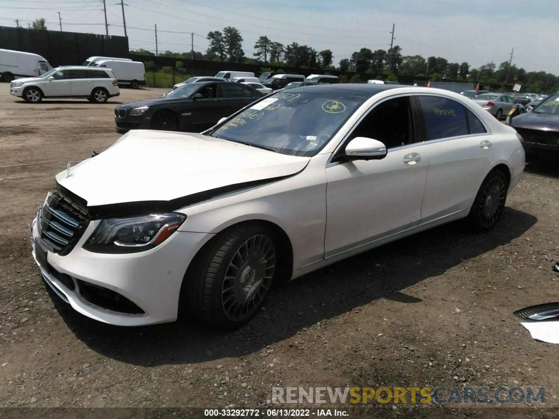 2 Photograph of a damaged car WDDUG8GB7KA428735 MERCEDES-BENZ S-CLASS 2019