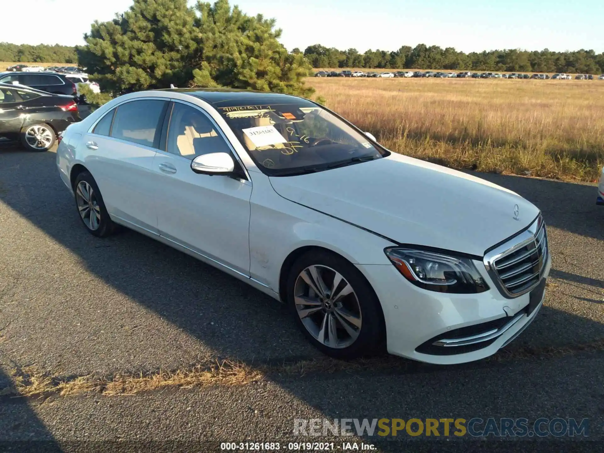 1 Photograph of a damaged car WDDUG8GB8KA435550 MERCEDES-BENZ S-CLASS 2019