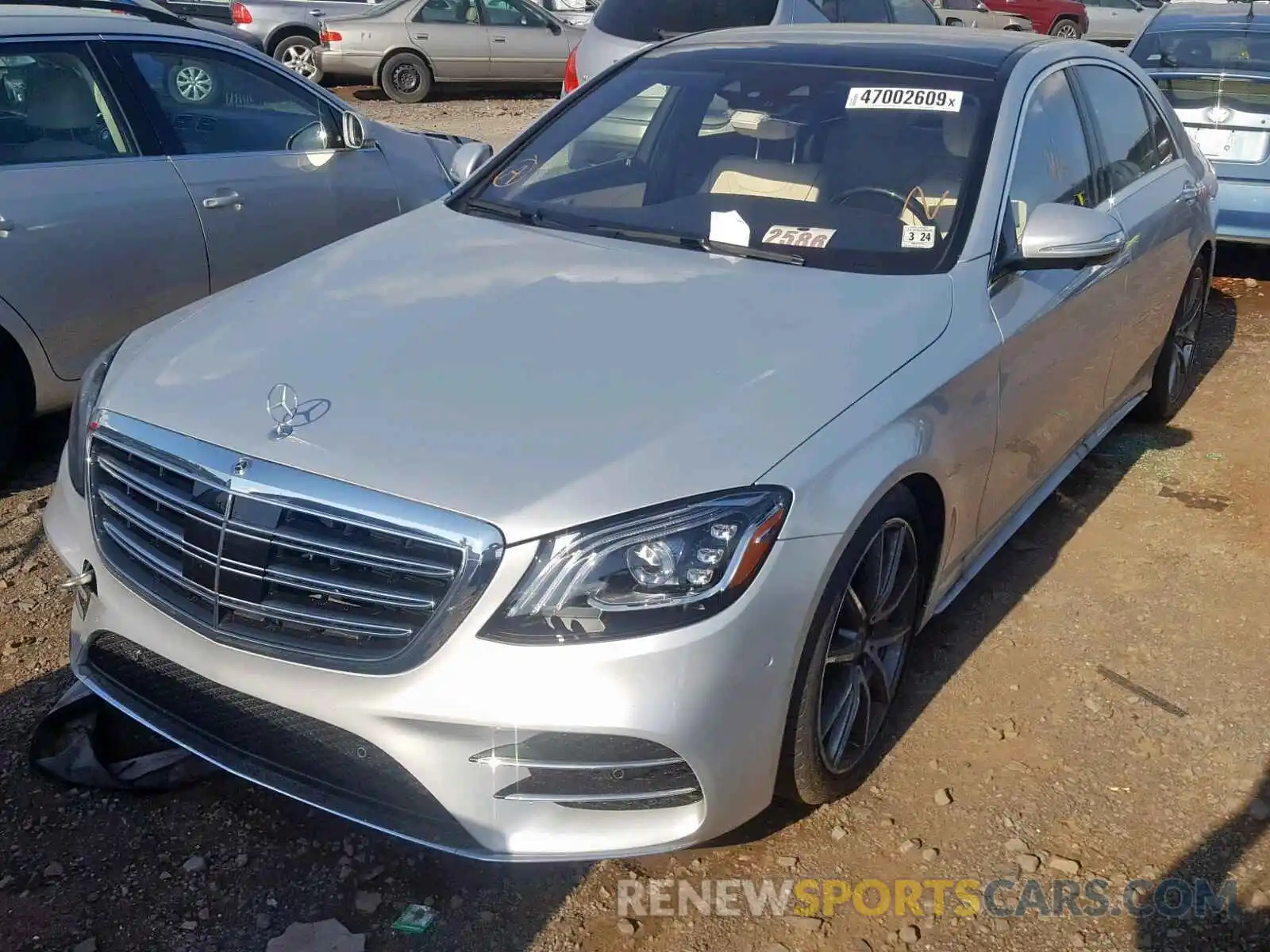 2 Фотография поврежденного автомобиля WDDUG8GB8KA459377 MERCEDES-BENZ S CLASS 2019