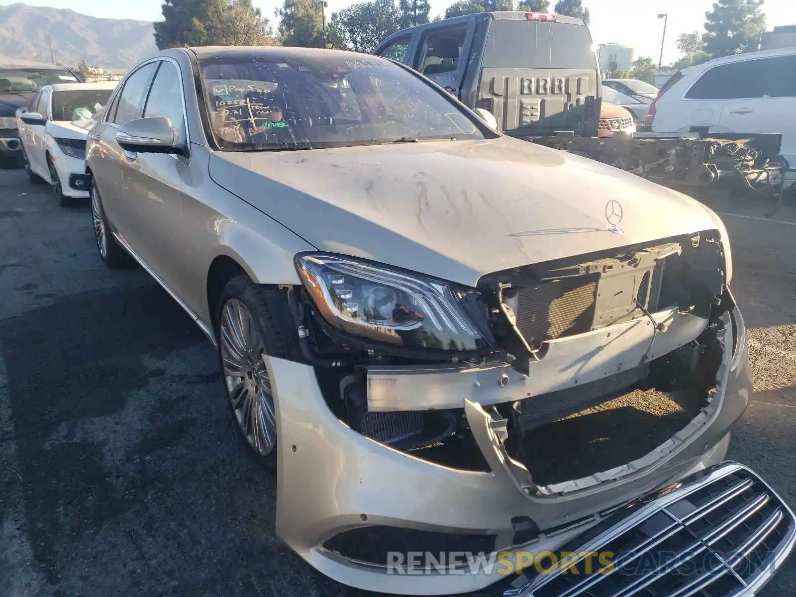 1 Photograph of a damaged car WDDUG8GB8KA490743 MERCEDES-BENZ S-CLASS 2019