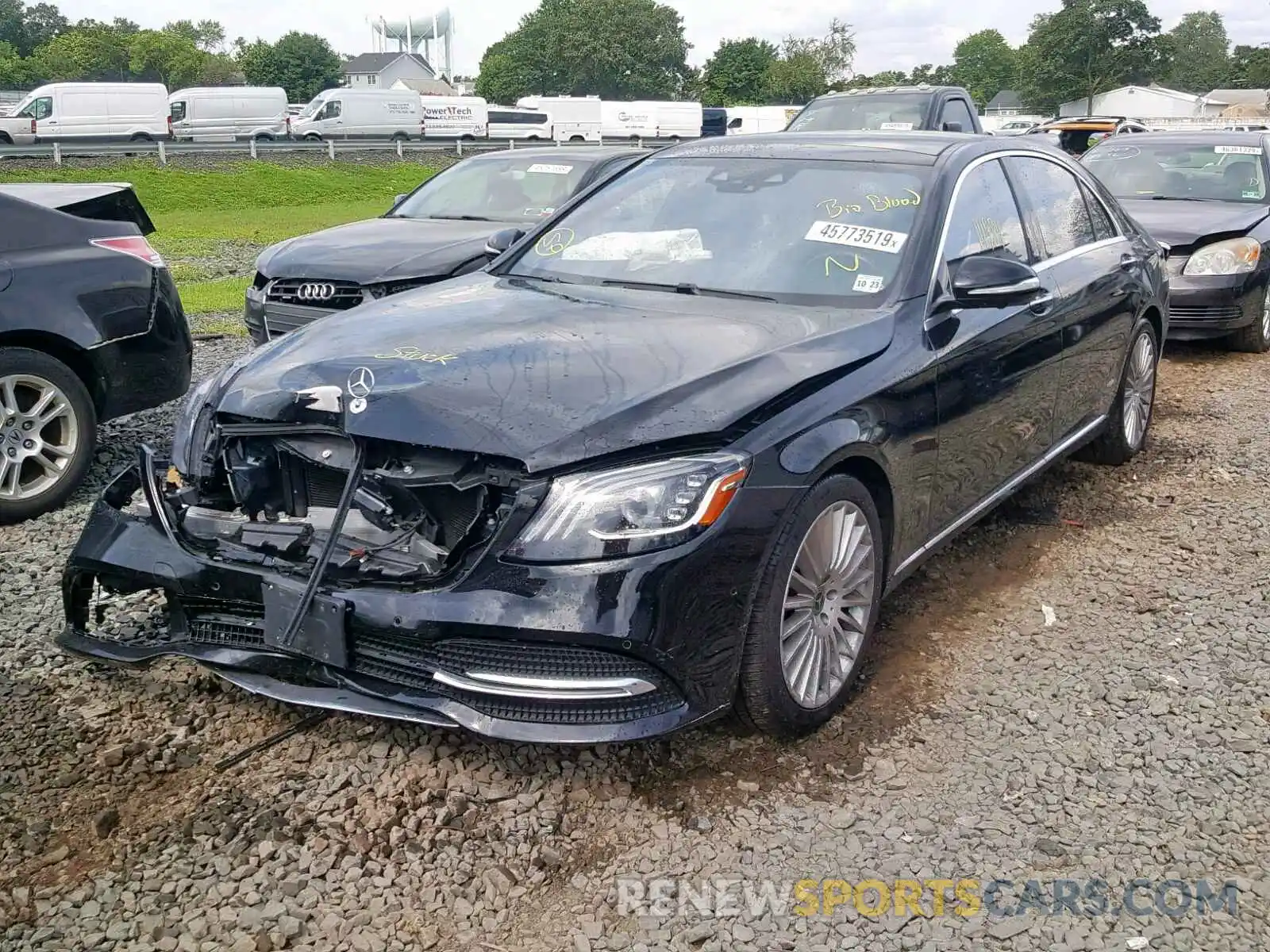 2 Photograph of a damaged car WDDUG8GB9KA431409 MERCEDES-BENZ S CLASS 2019