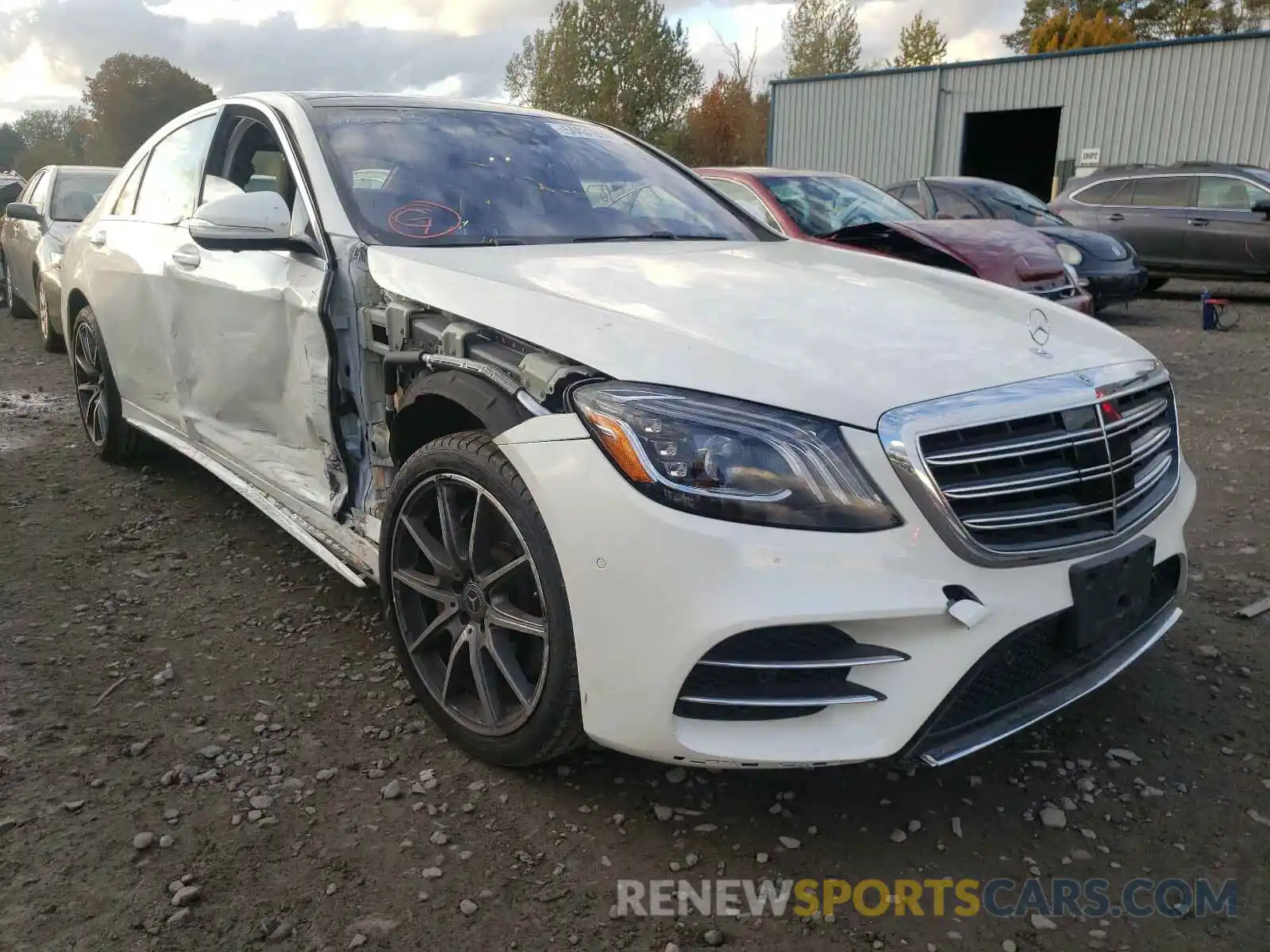 1 Фотография поврежденного автомобиля WDDUG8GBXKA434108 MERCEDES-BENZ S CLASS 2019