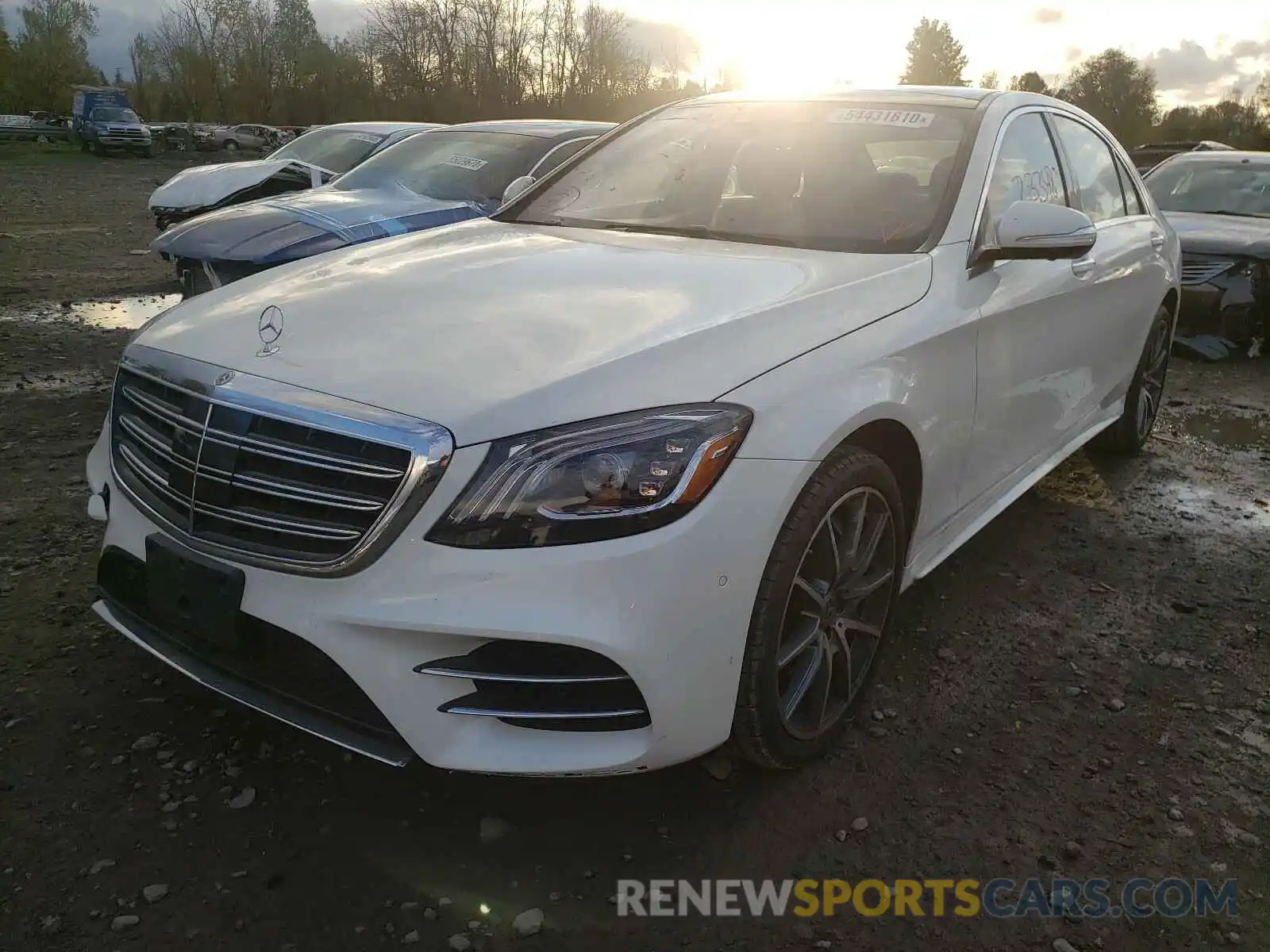 2 Фотография поврежденного автомобиля WDDUG8GBXKA434108 MERCEDES-BENZ S CLASS 2019