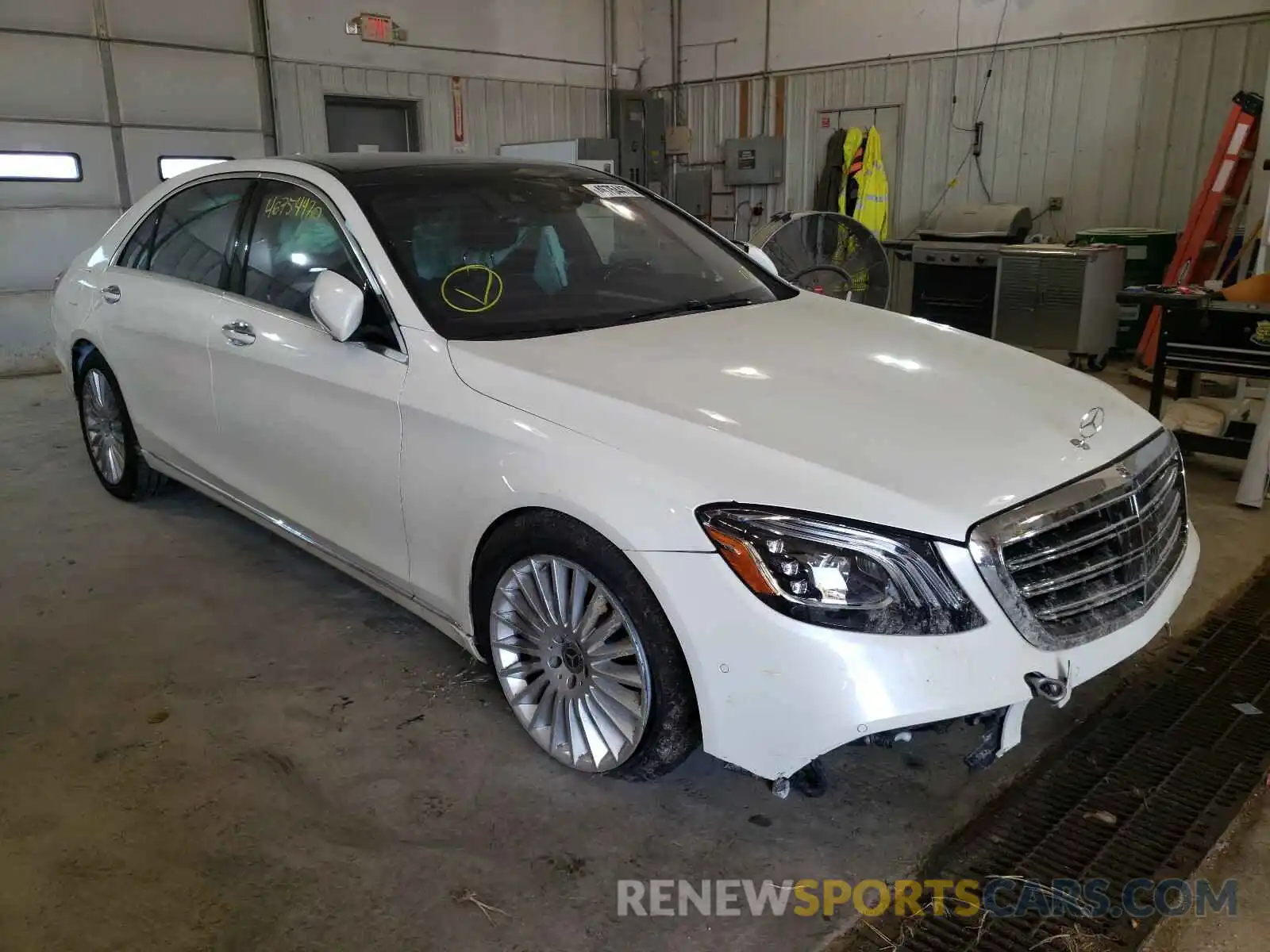 1 Photograph of a damaged car WDDUG8GBXKA463611 MERCEDES-BENZ S CLASS 2019